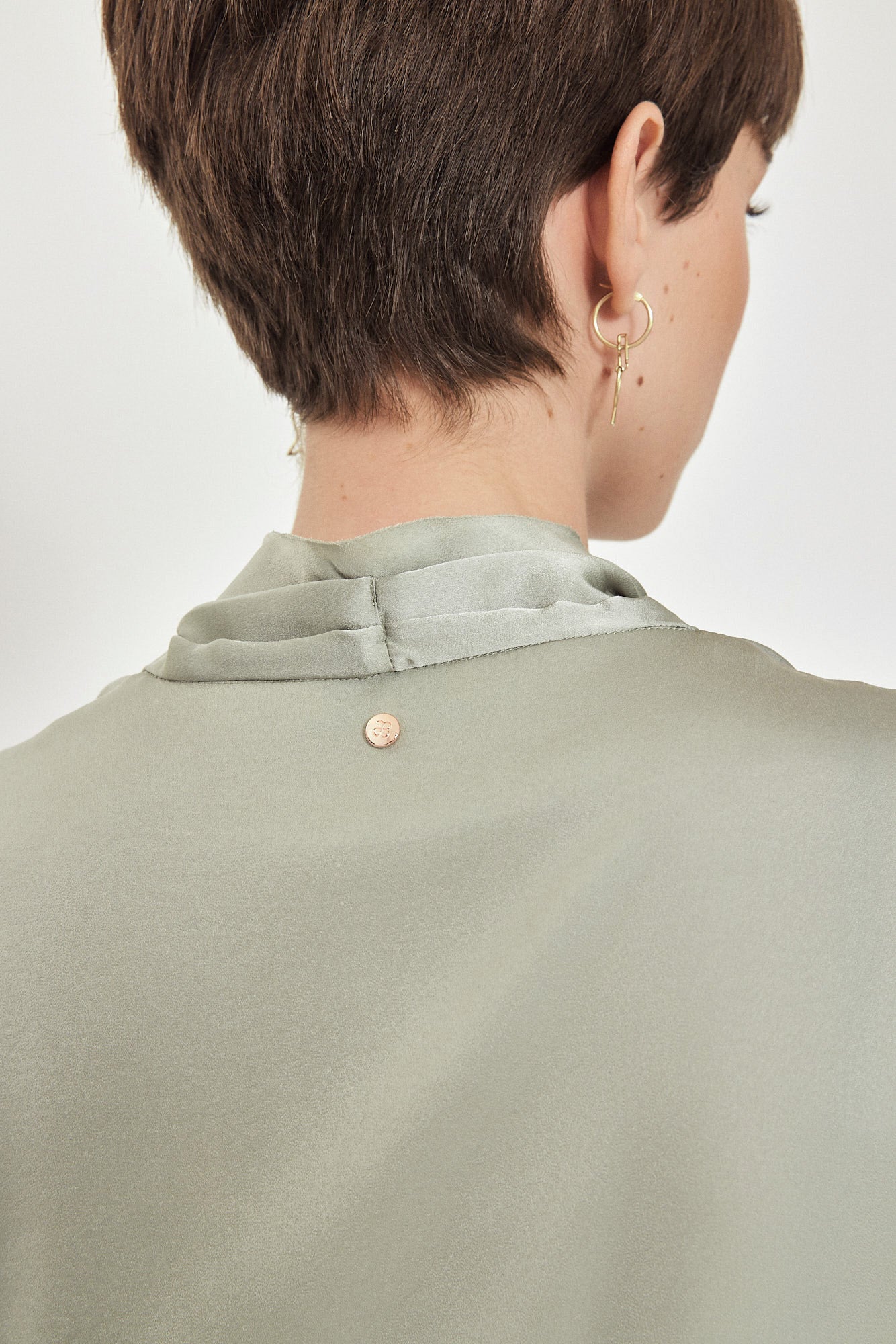 BUTTON TANK TOP MINT