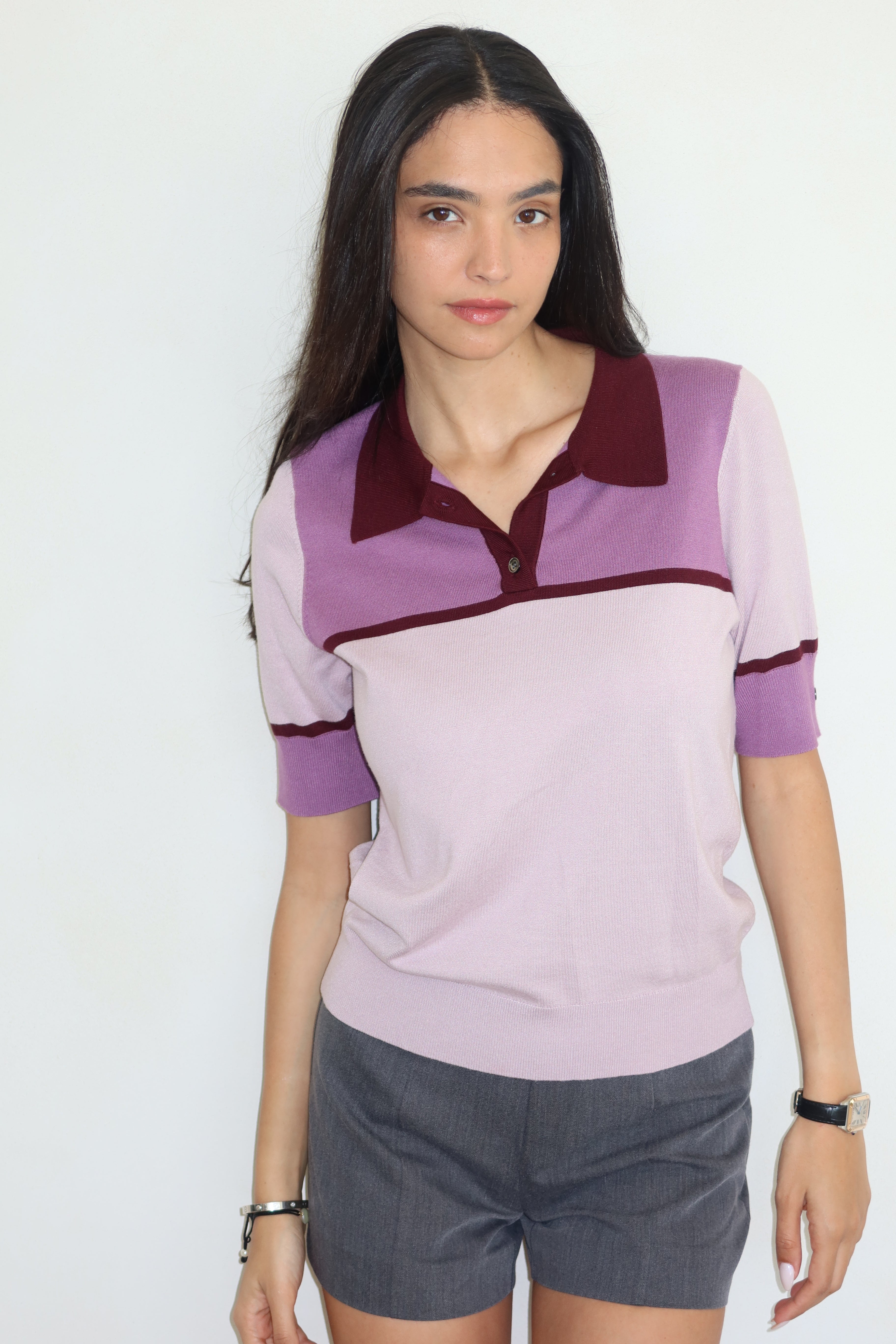 RETRO POLO PURPLE