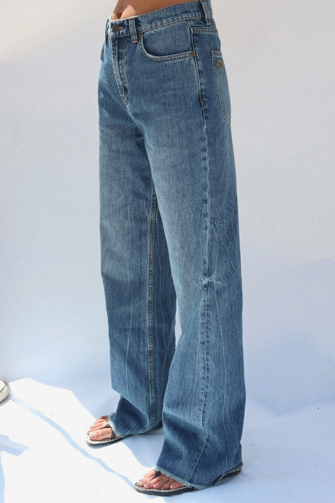 NO.60 WIDE LEG JEANS DARK BLUE