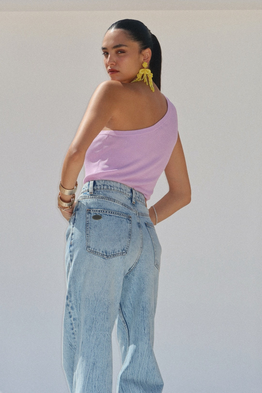 NO.60 WIDE LEG JEANS LIGHT BLUE