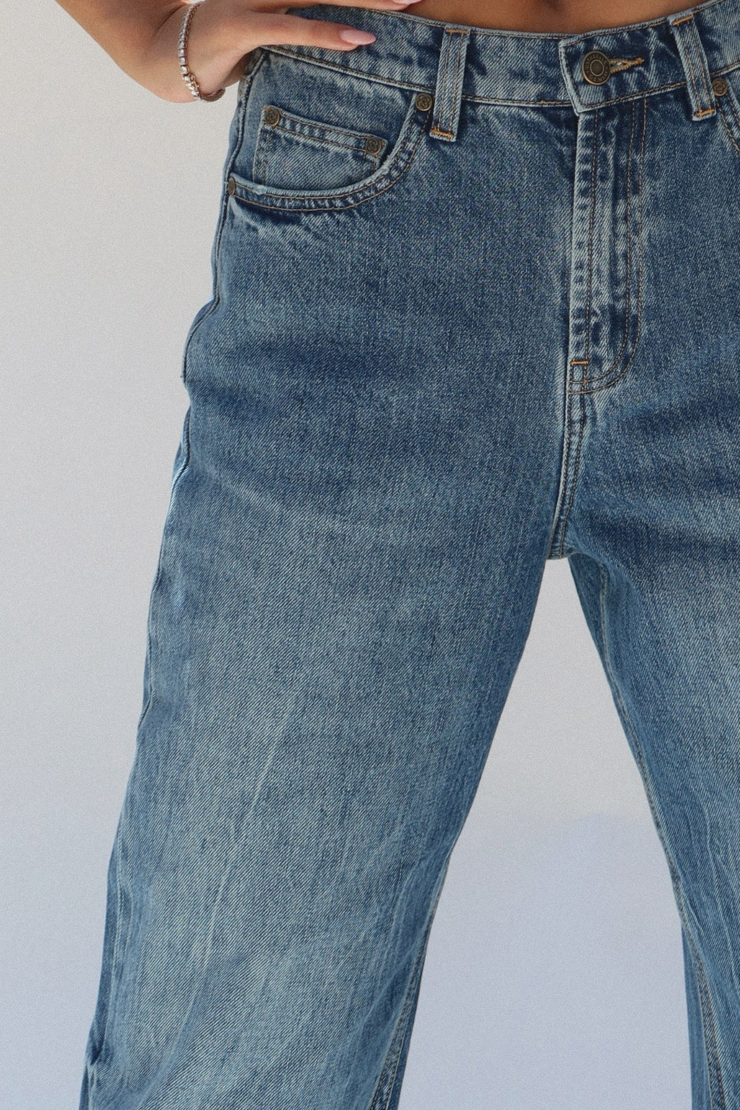 NO.60 WIDE LEG JEANS DARK BLUE