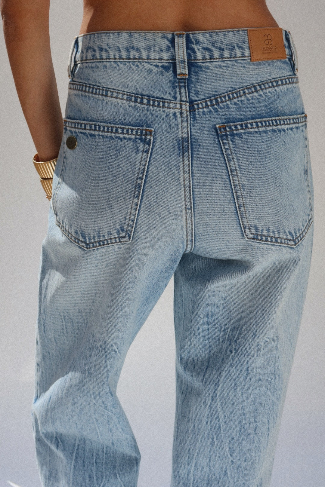 NO.60 WIDE LEG JEANS LIGHT BLUE