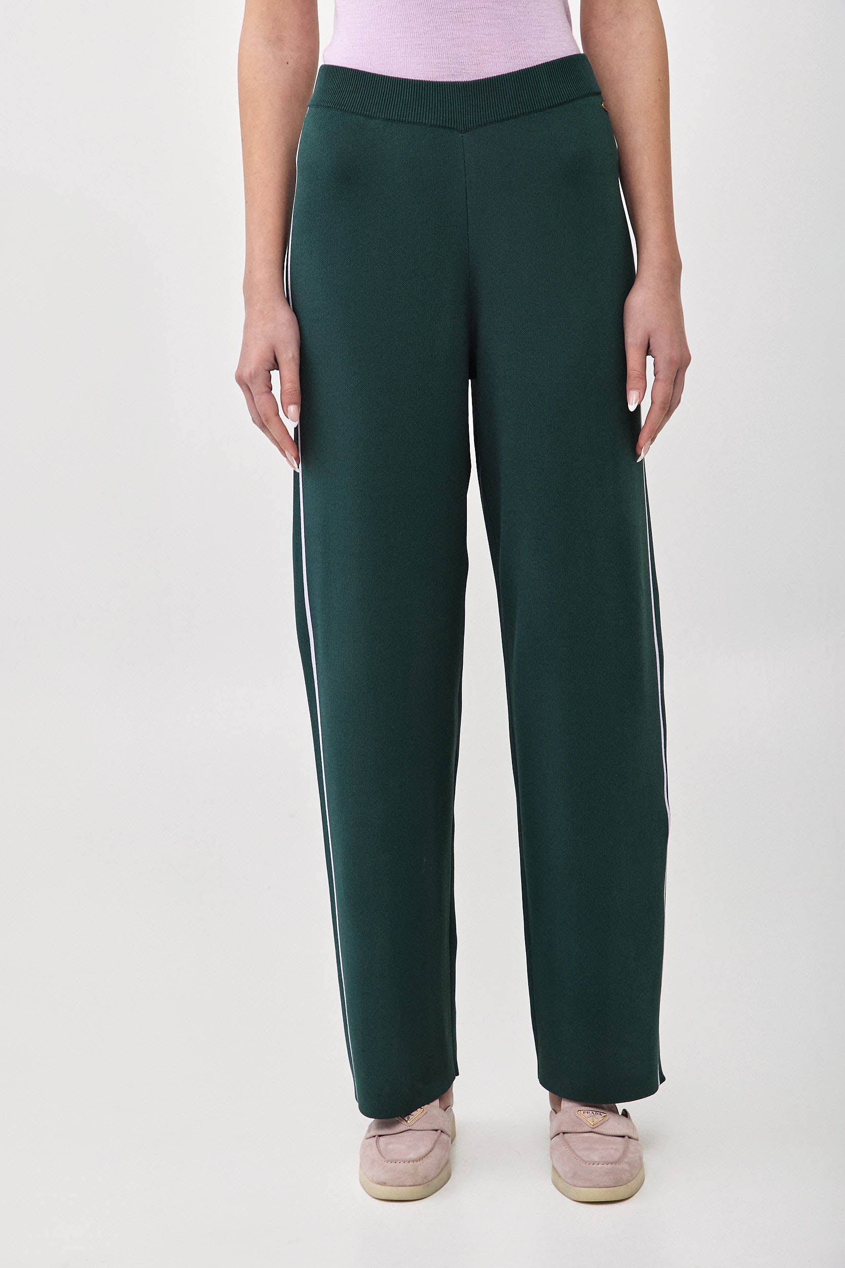 KNITTED NORMA PANTS GREEN