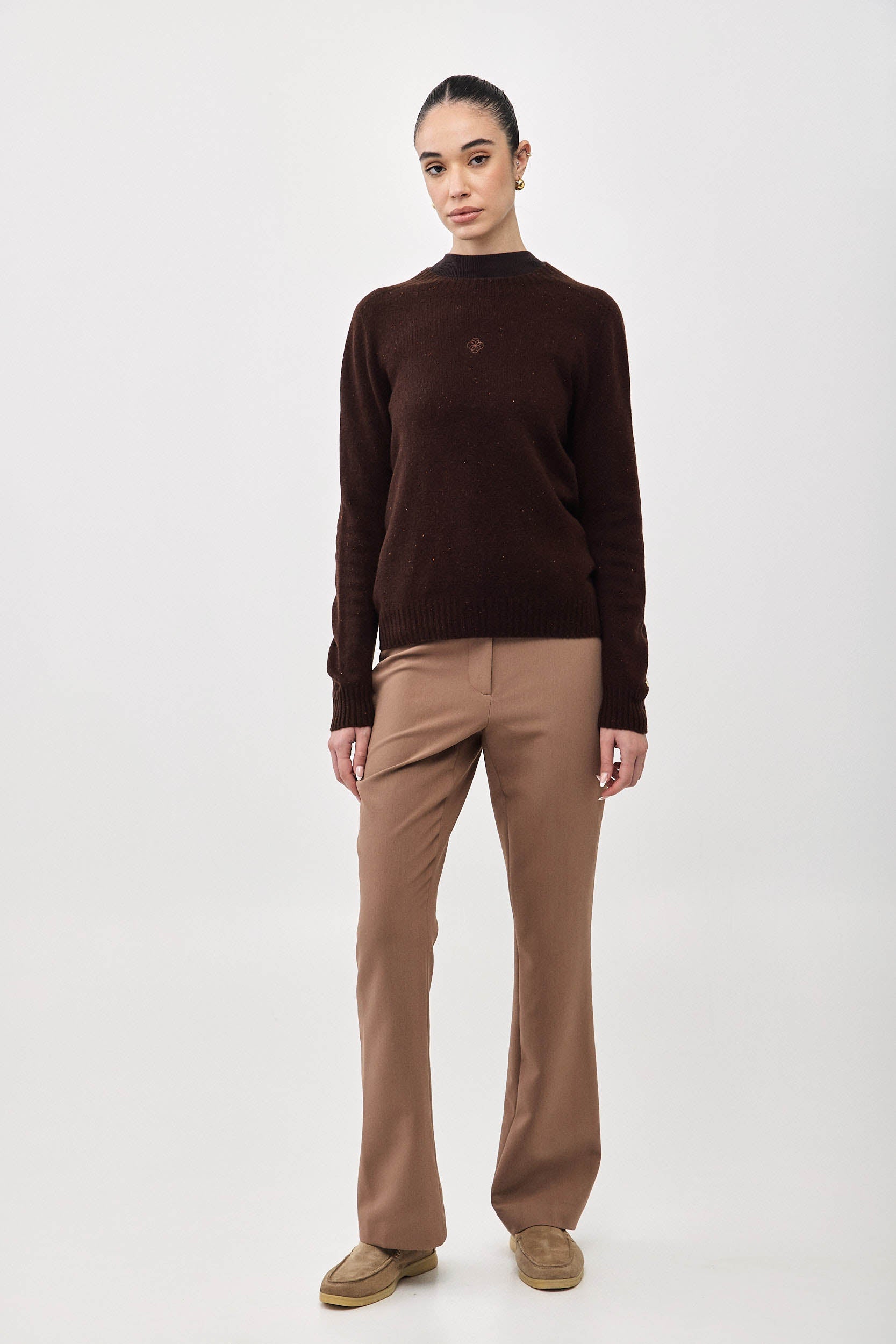 ELLA KNIT BROWN