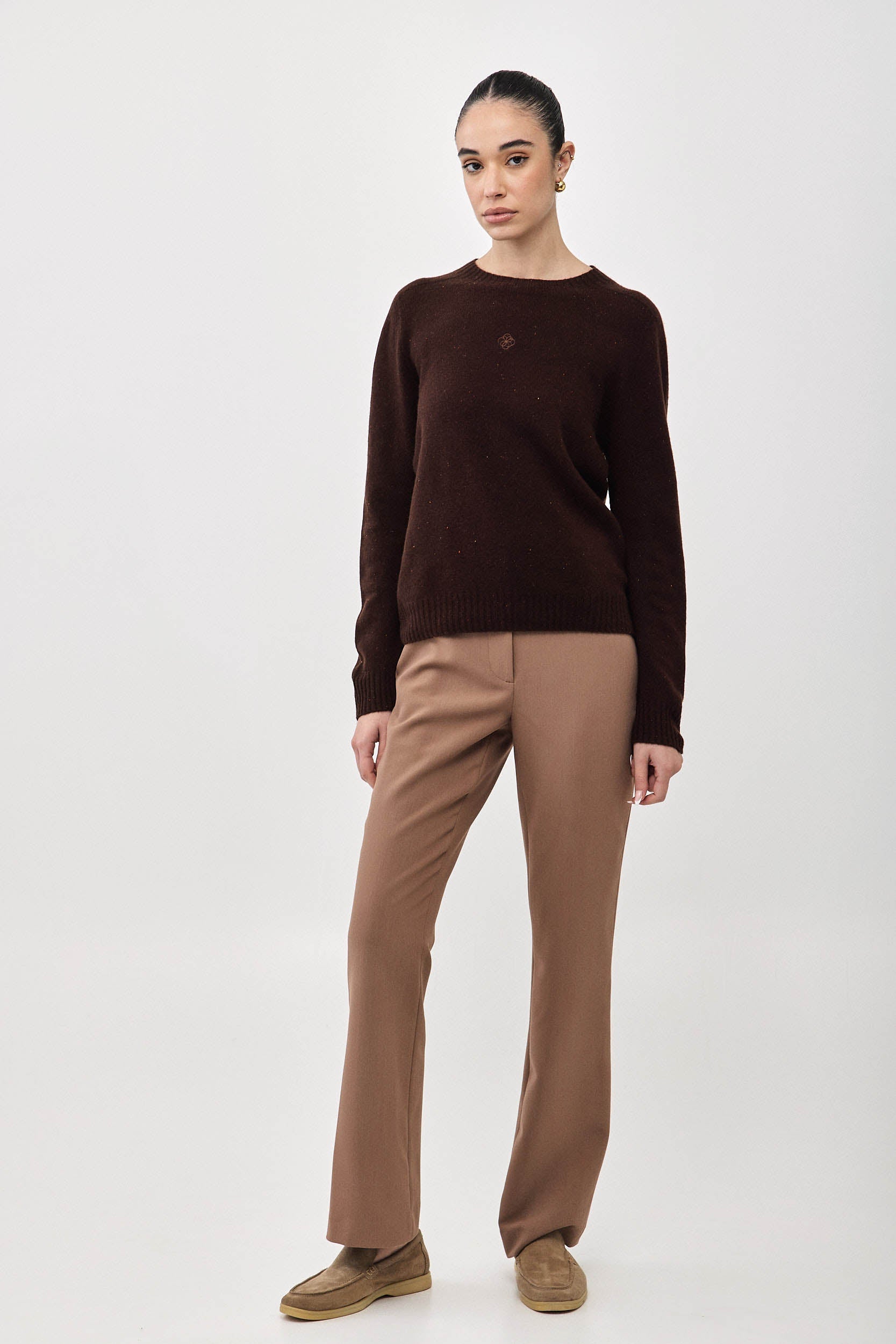 ELLA KNIT BROWN