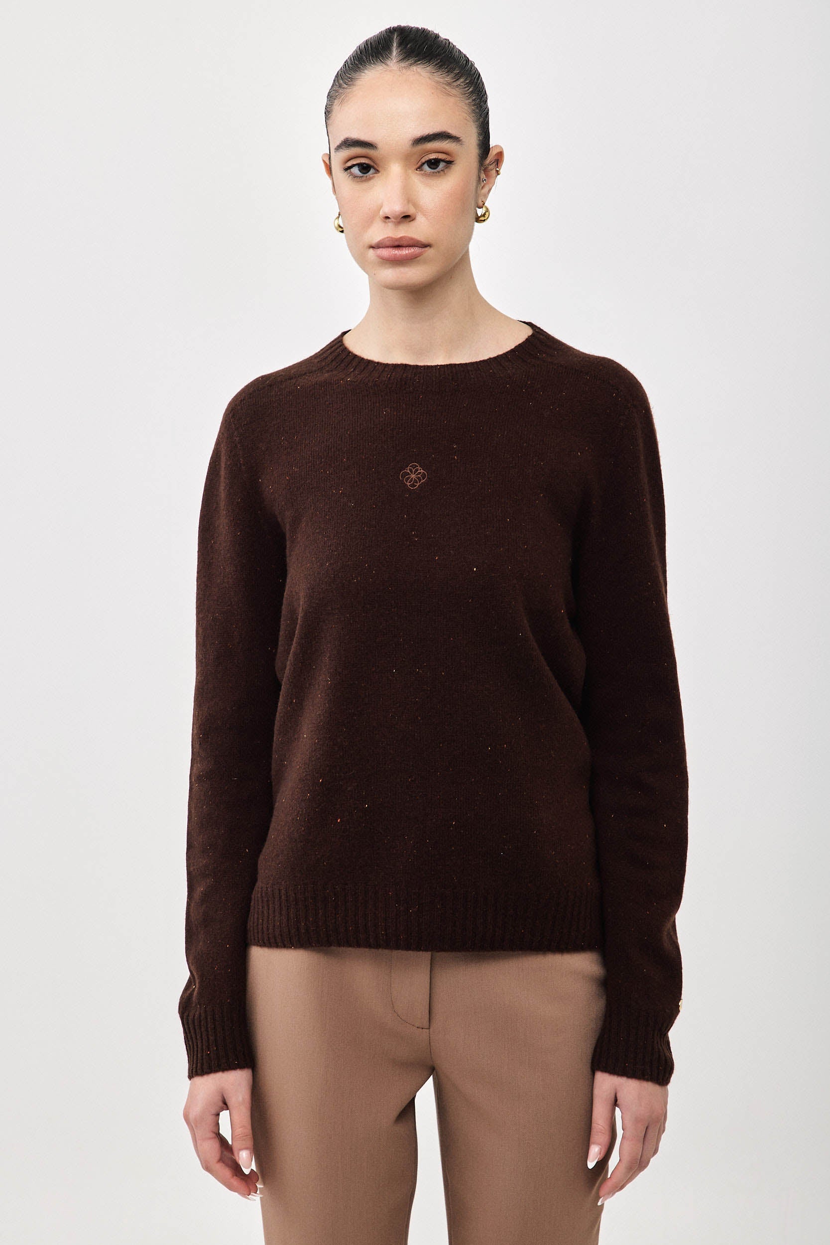 ELLA KNIT BROWN