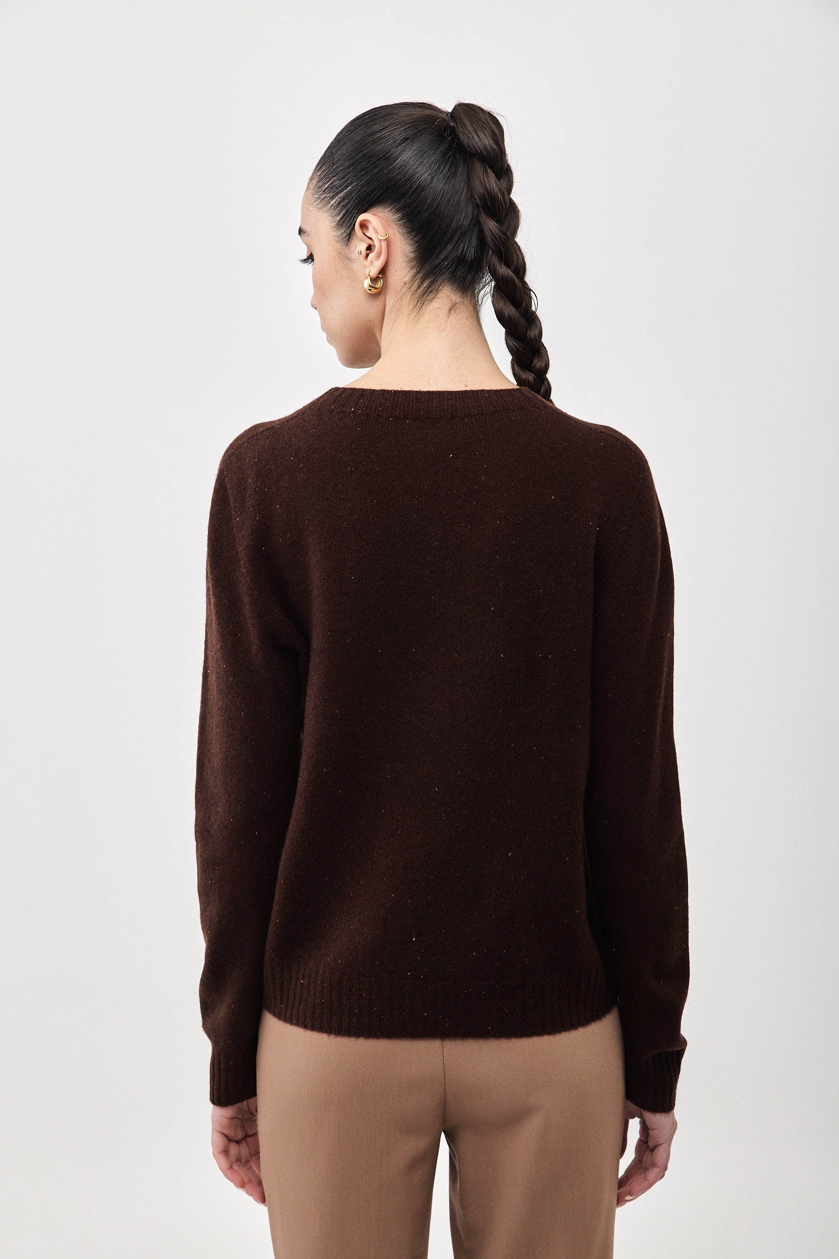 ELLA KNIT BROWN