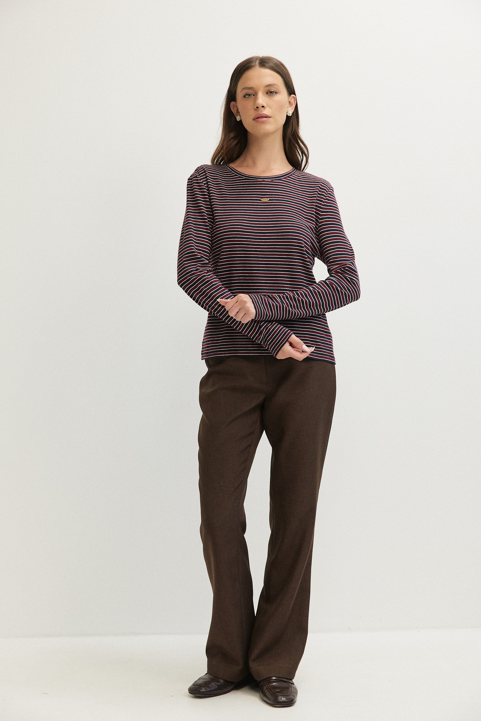 LONG SLEEVES STRIPE SHIRT