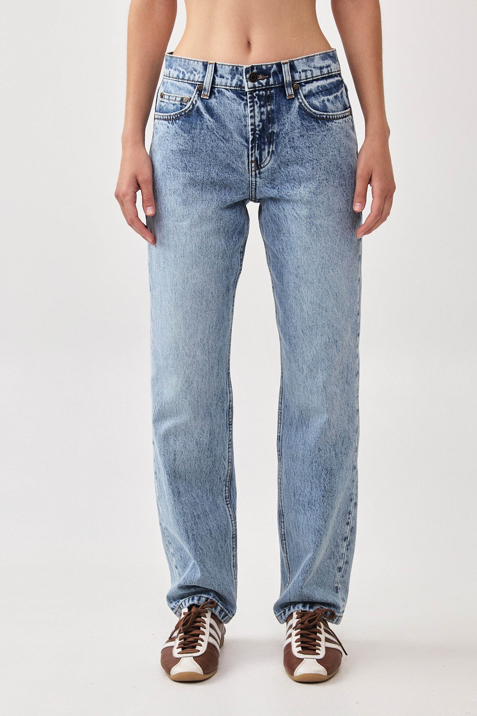 NO. 80 STRAIGHT LEG JEANS DARK BLUE