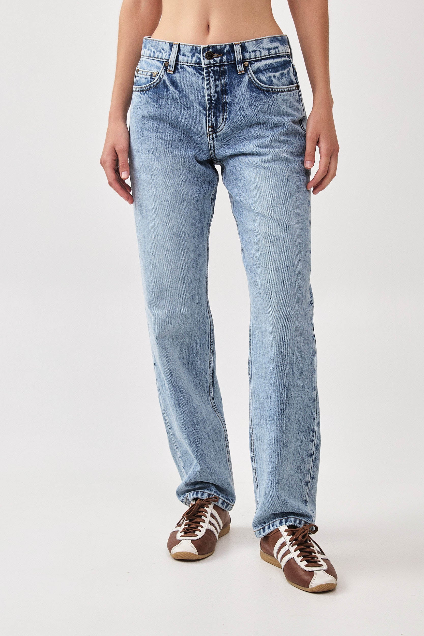 NO. 80 STRAIGHT LEG JEANS DARK BLUE