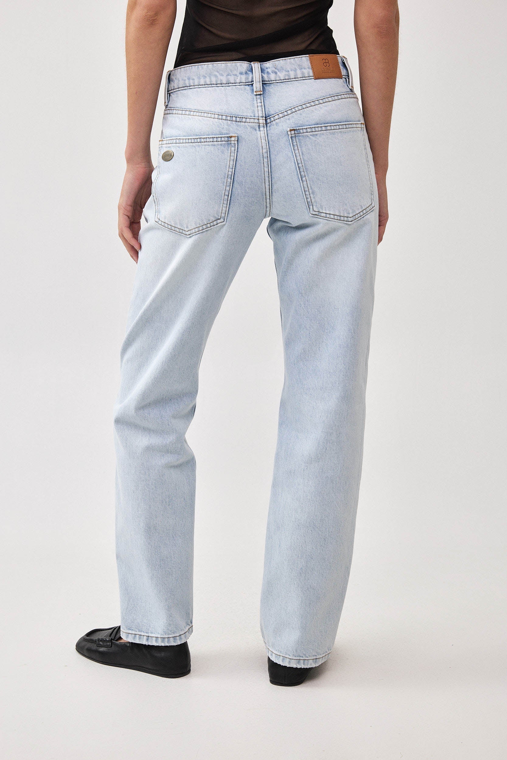 NO. 80 STRAIGHT LEG JEANS LIGHT BLUE