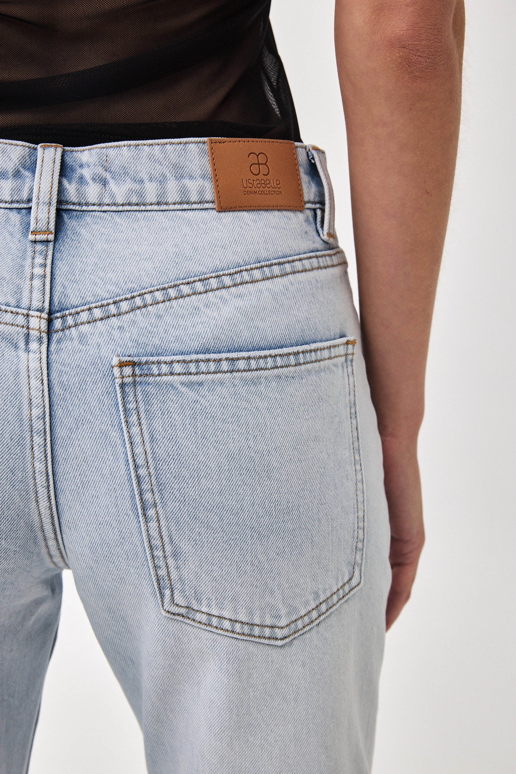 NO. 80 STRAIGHT LEG JEANS LIGHT BLUE