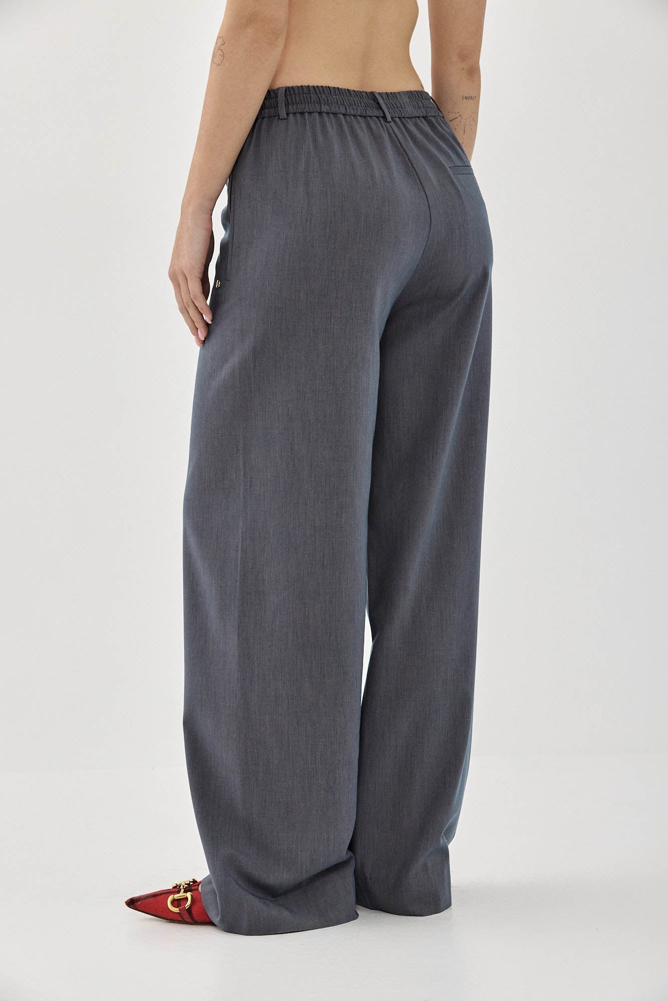 CHEN PANTS SMOKED BLUE