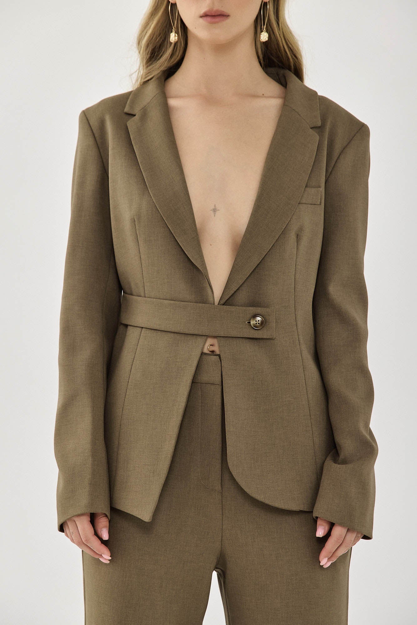 JASMINE JACKET DARK OLIVE