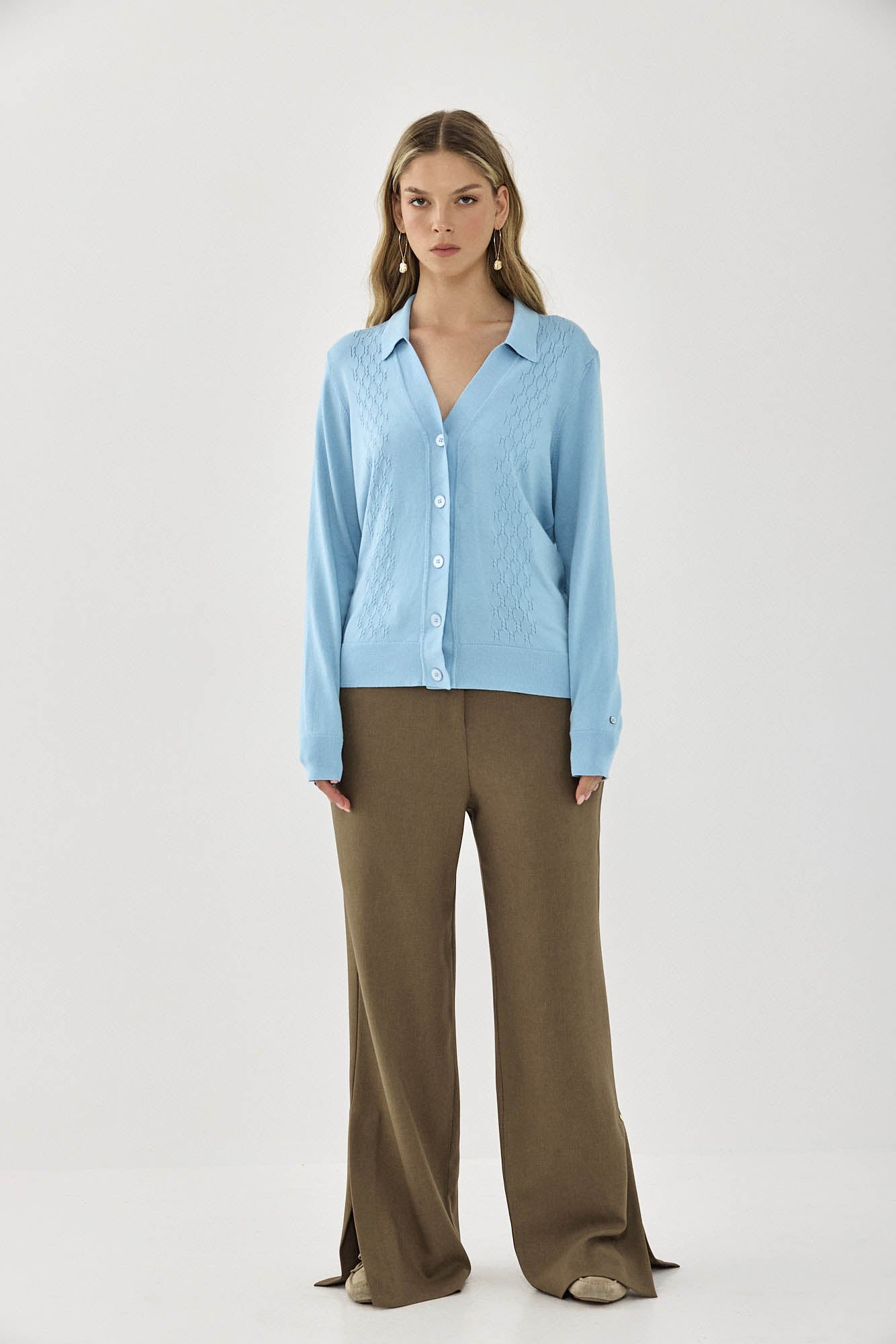 LENNY CARDIGAN LIGHT BLUE