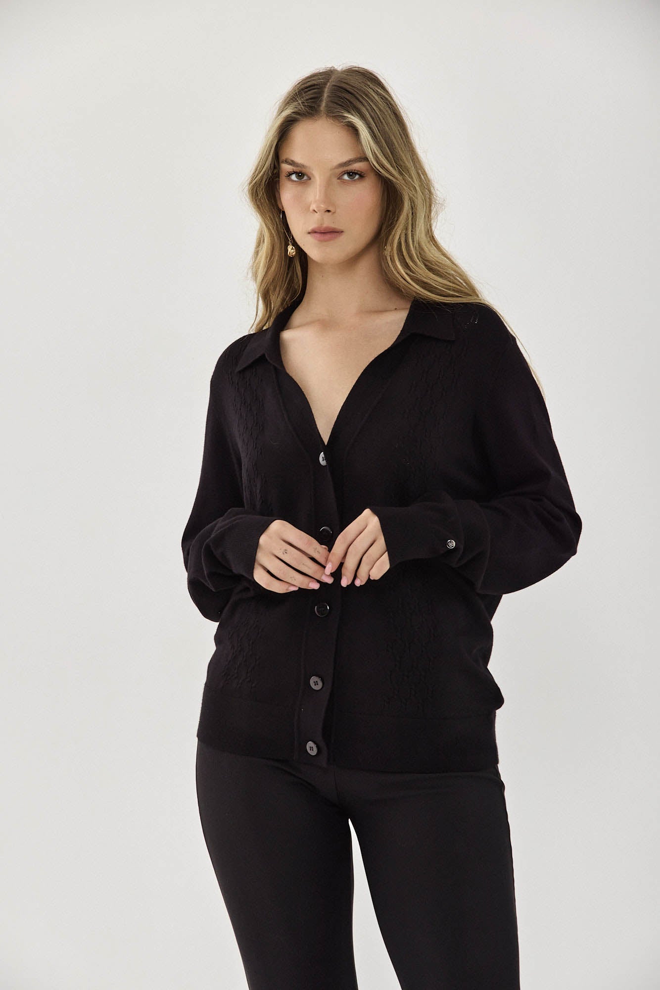 LENNY CARDIGAN BLACK