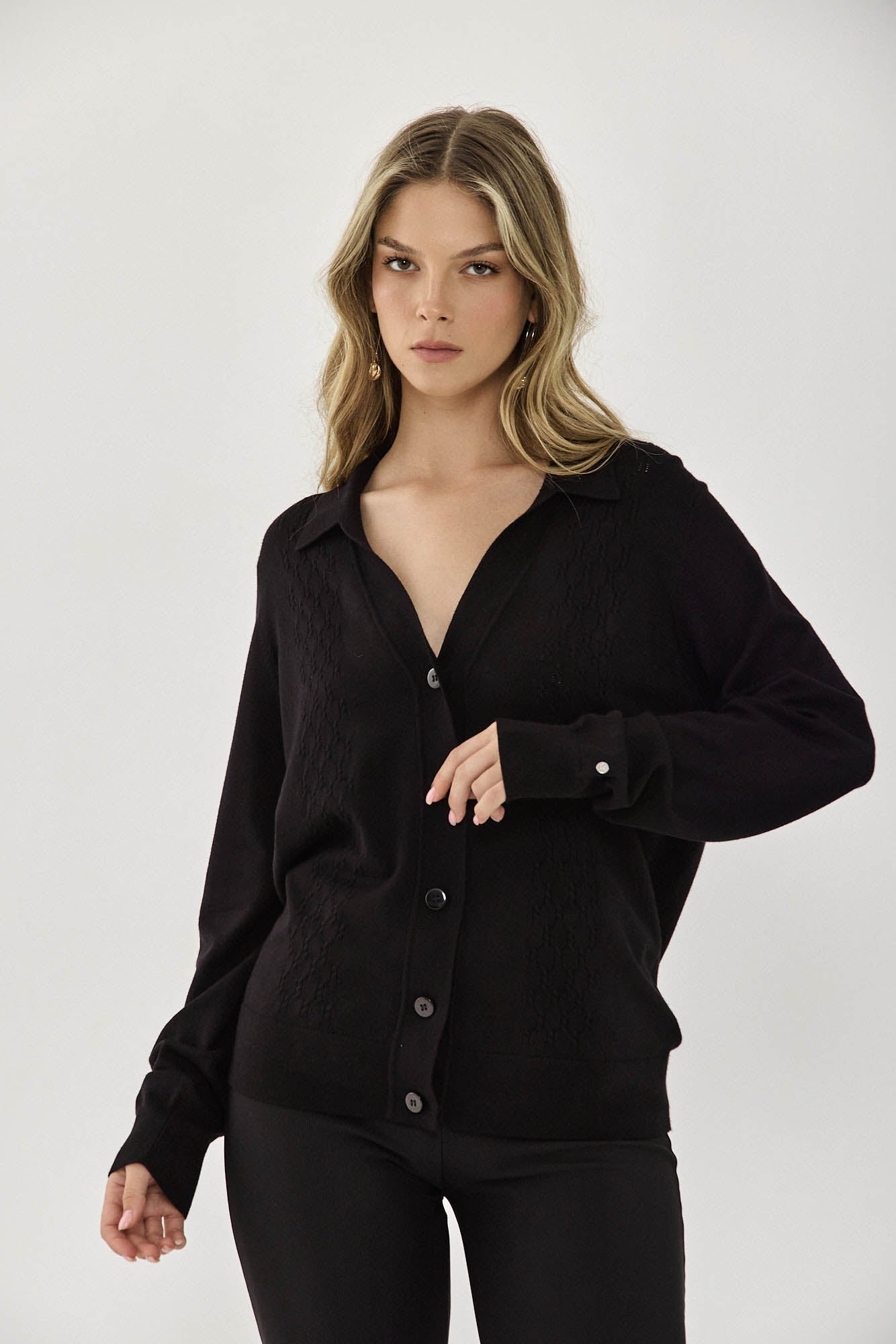 LENNY CARDIGAN BLACK