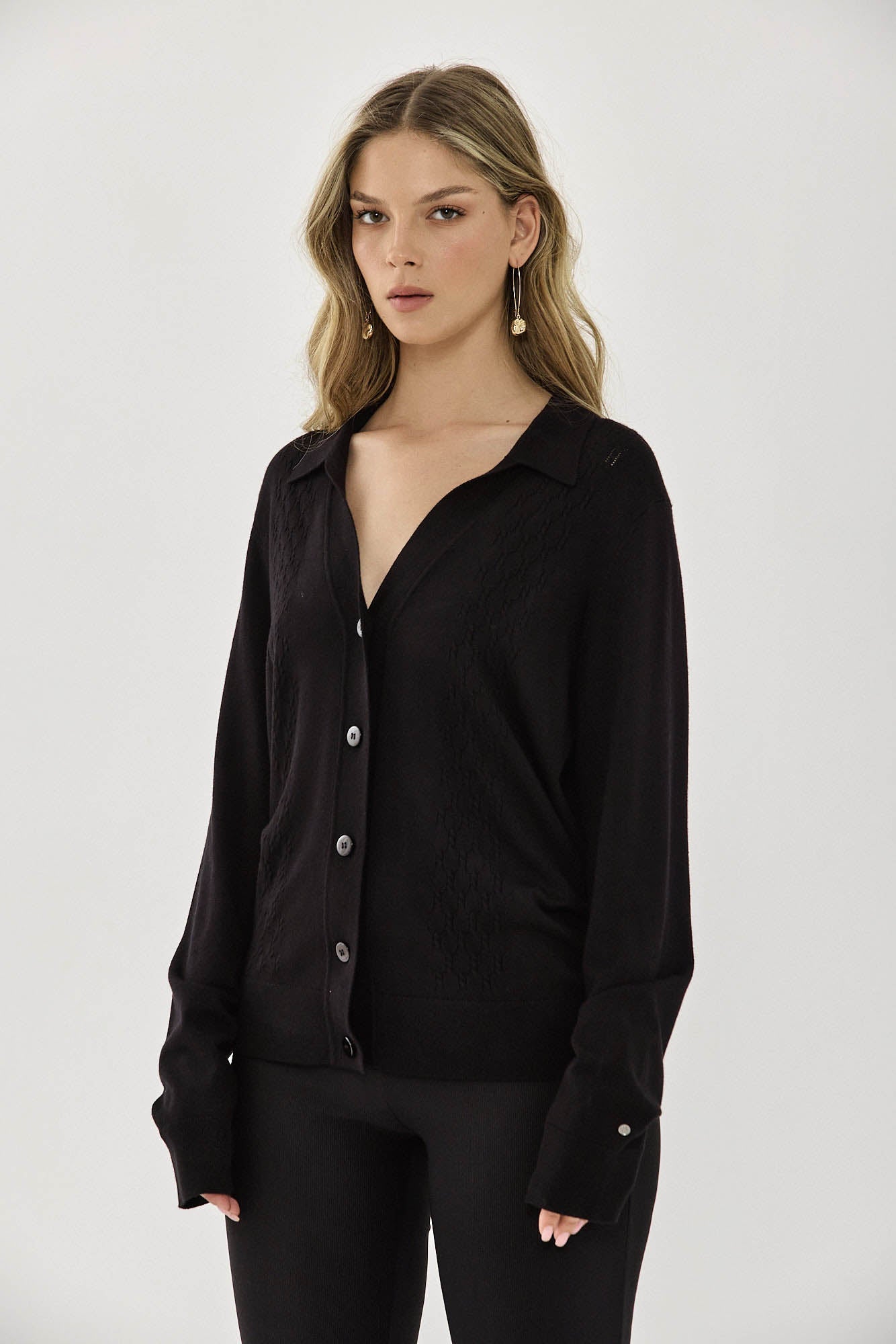 LENNY CARDIGAN BLACK