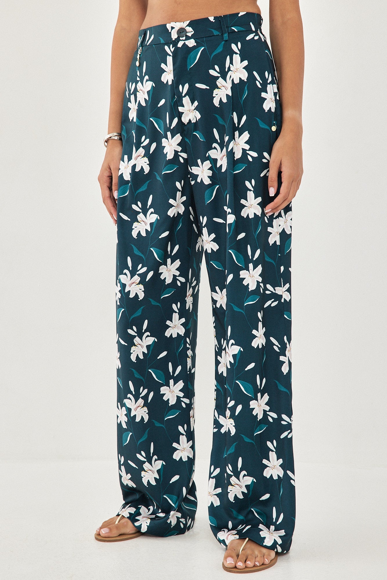 WIDE PANTS FLORAL