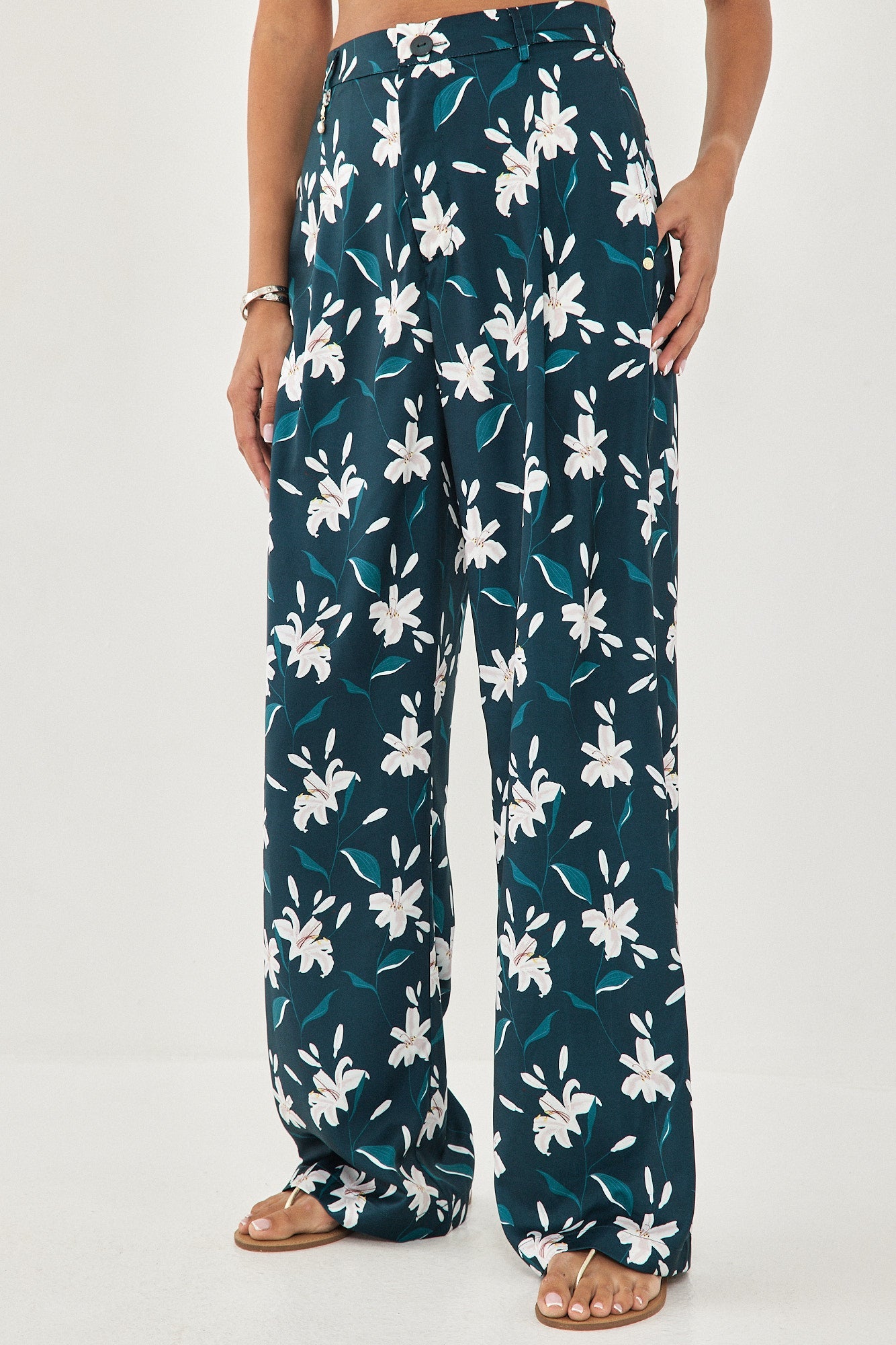 WIDE PANTS FLORAL
