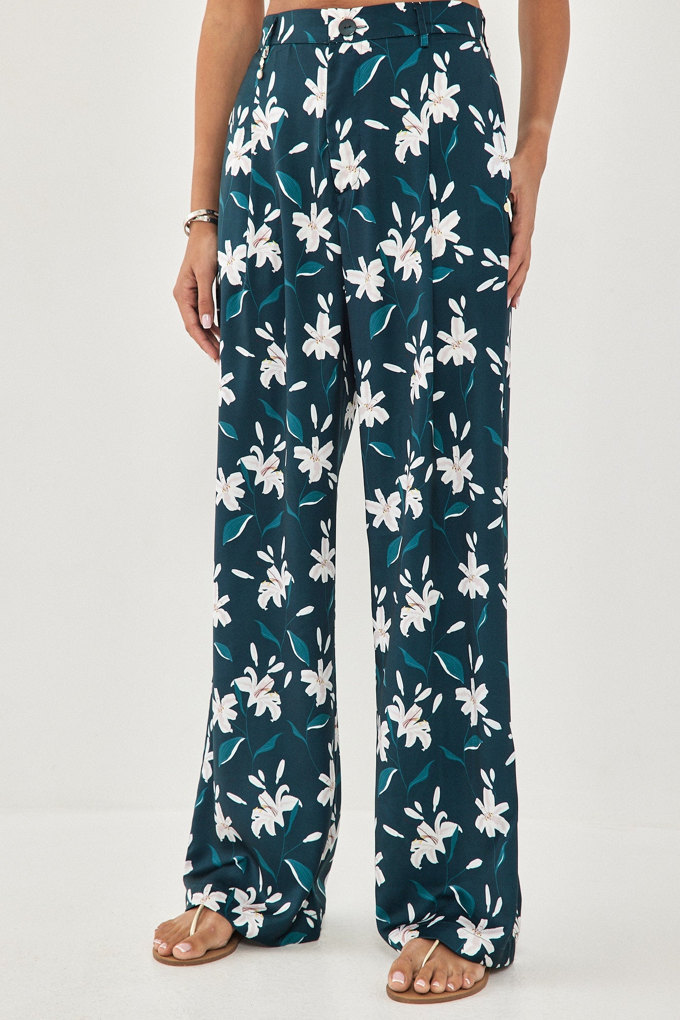 WIDE PANTS FLORAL