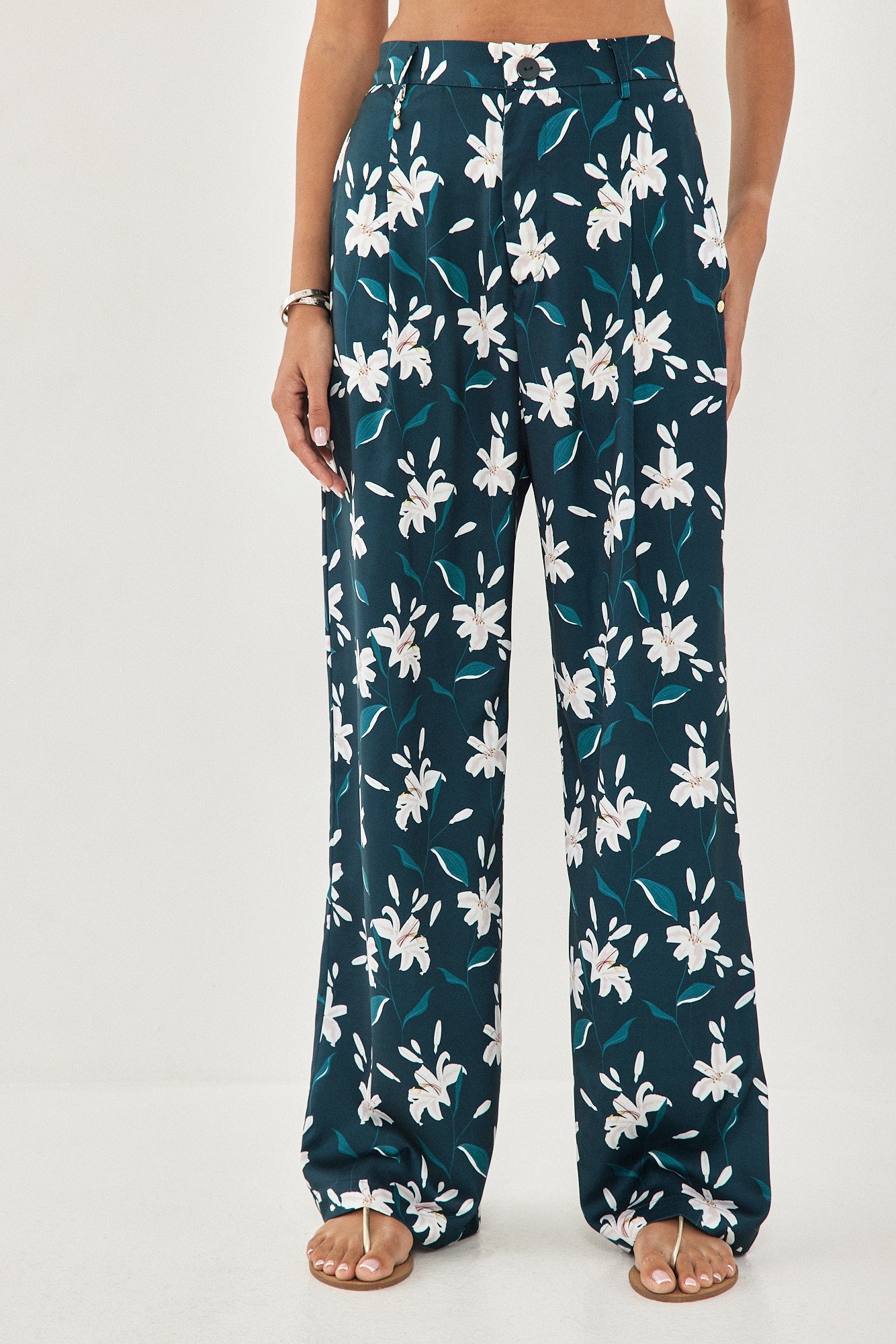 WIDE PANTS FLORAL