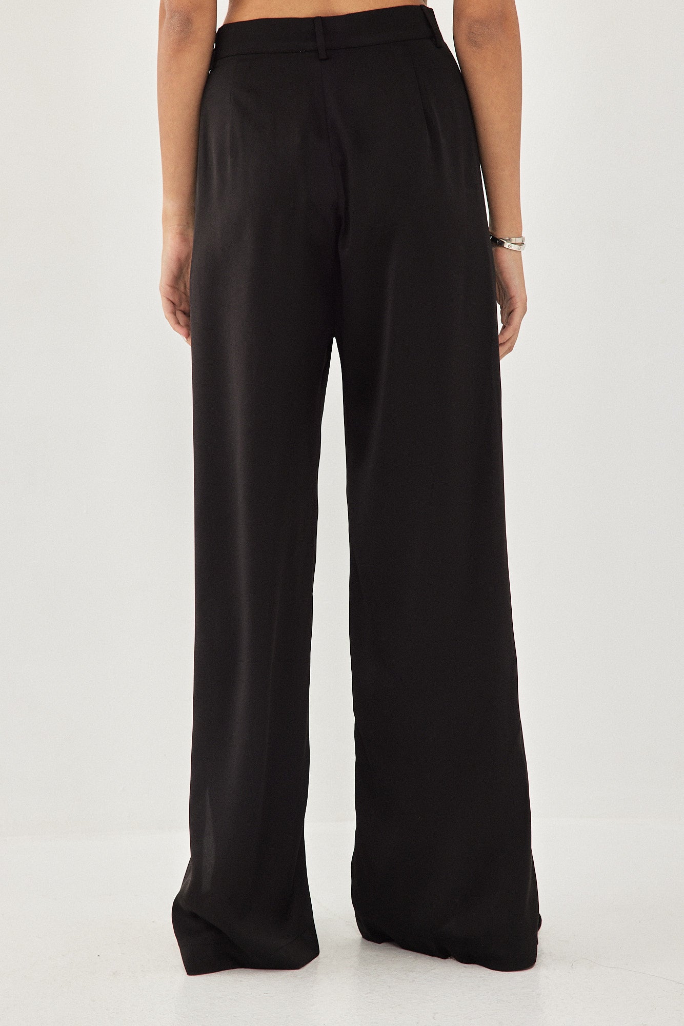 WIDE PANTS SLIT BLACK