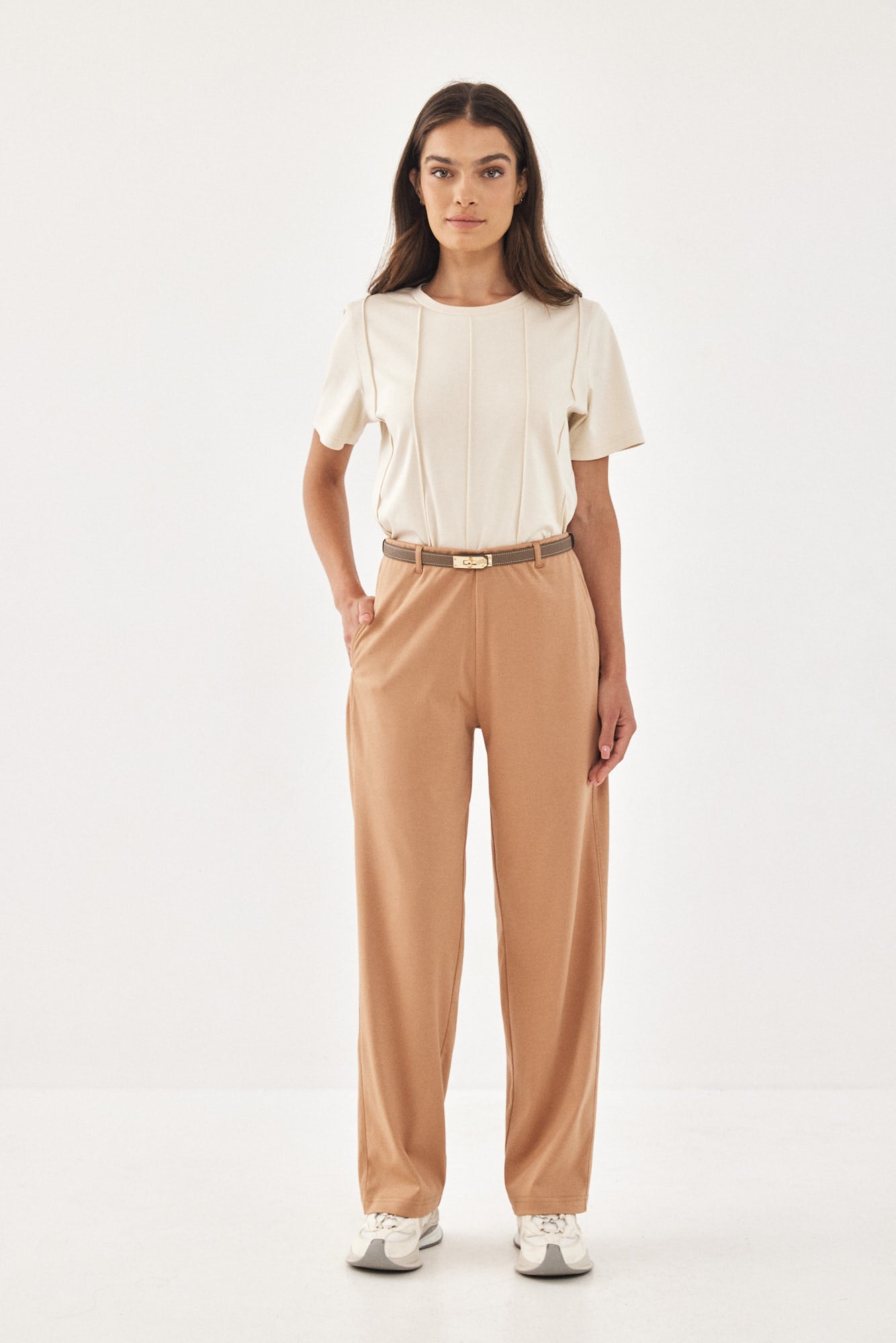 GALIA PANTS BROWN