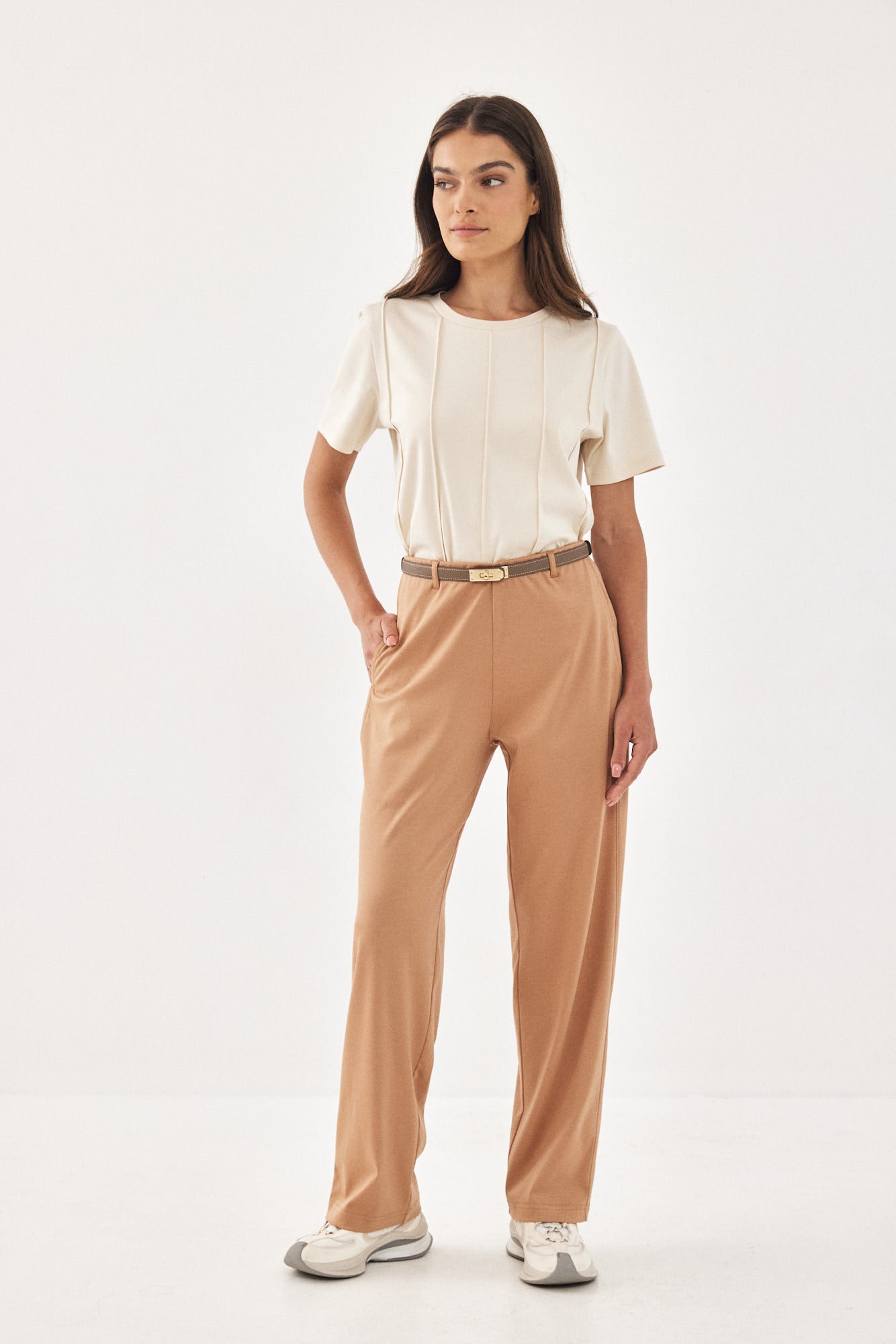GALIA PANTS BROWN