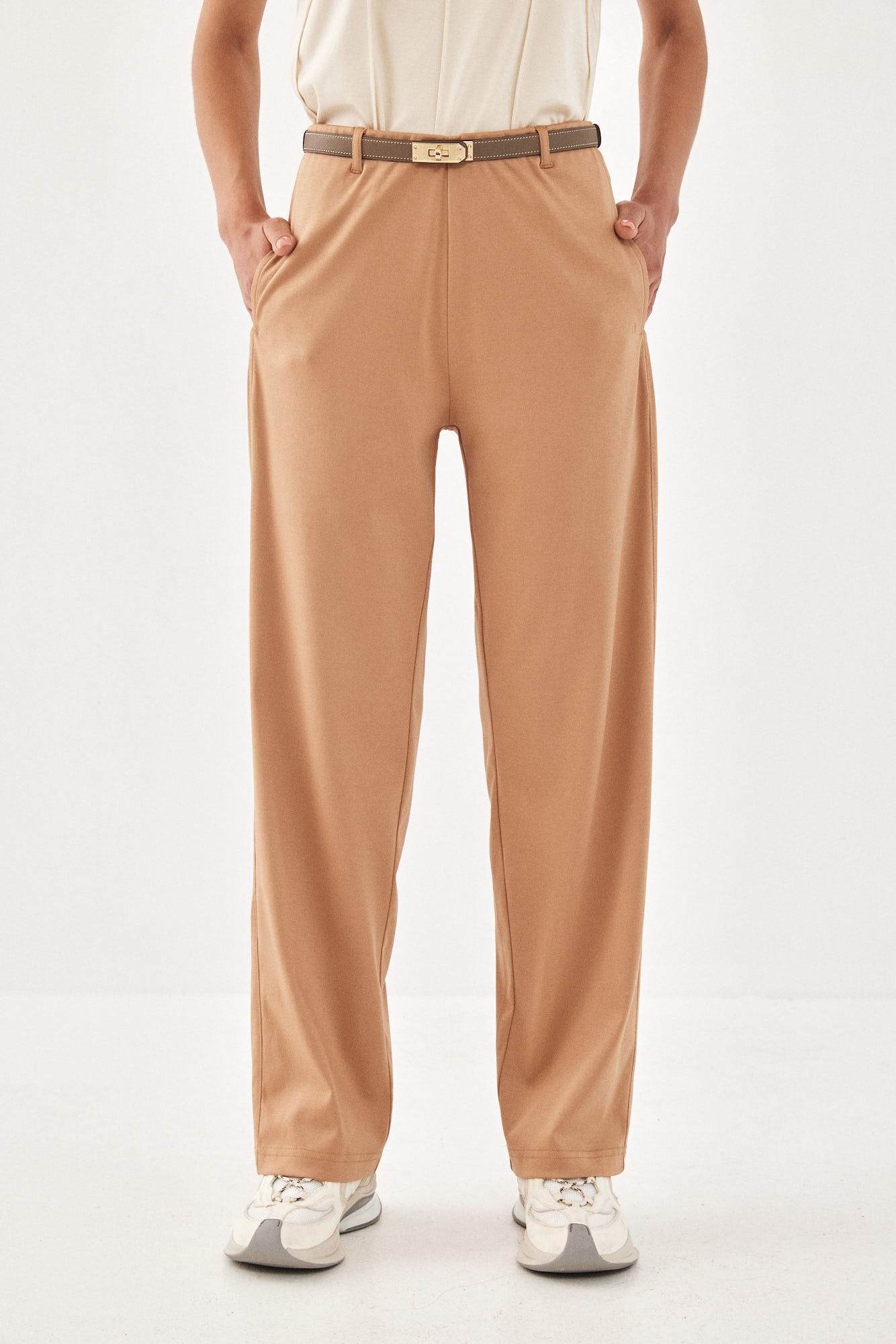 GALIA PANTS BROWN