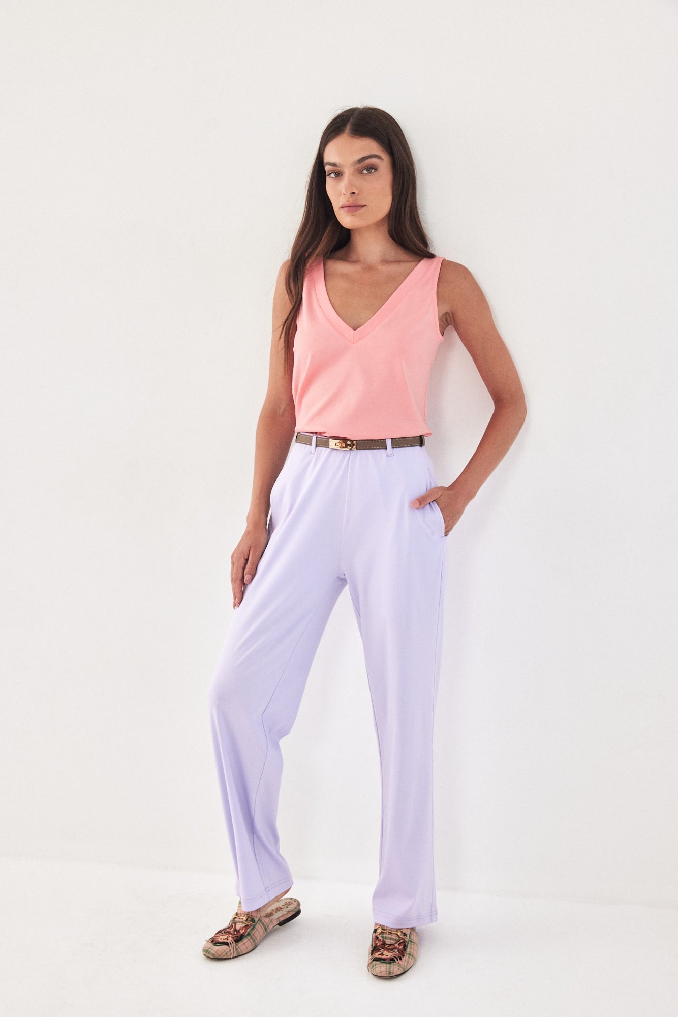 GALIA PANTS PURPLE