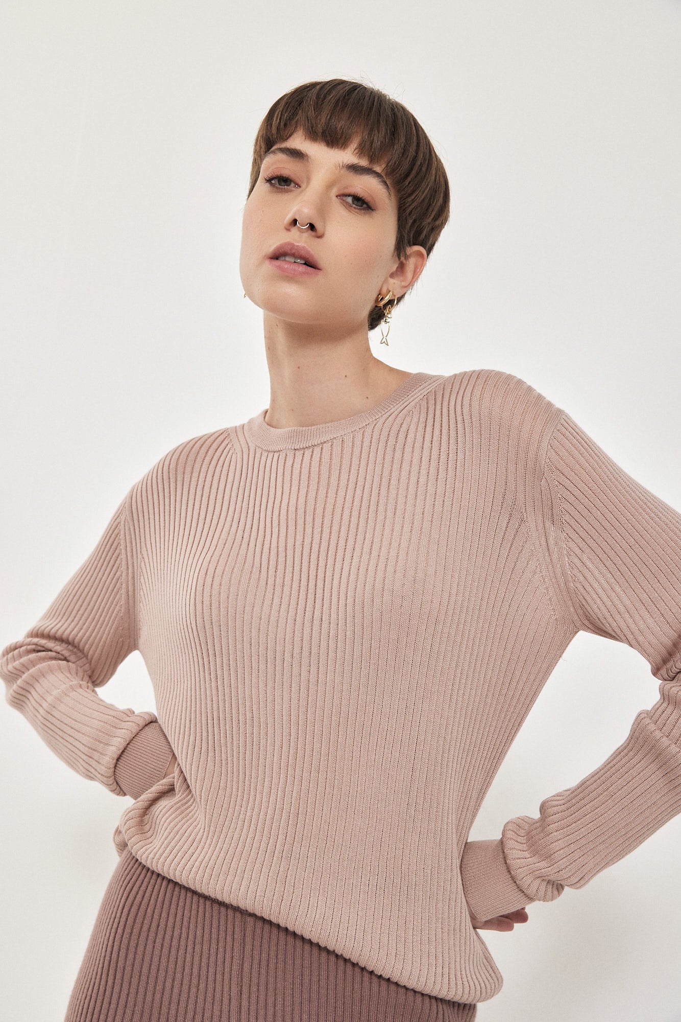 SHAIA TOP DARK LATTE