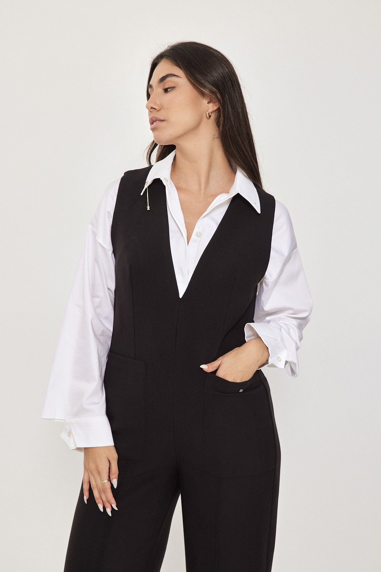 BLACK OVERALL