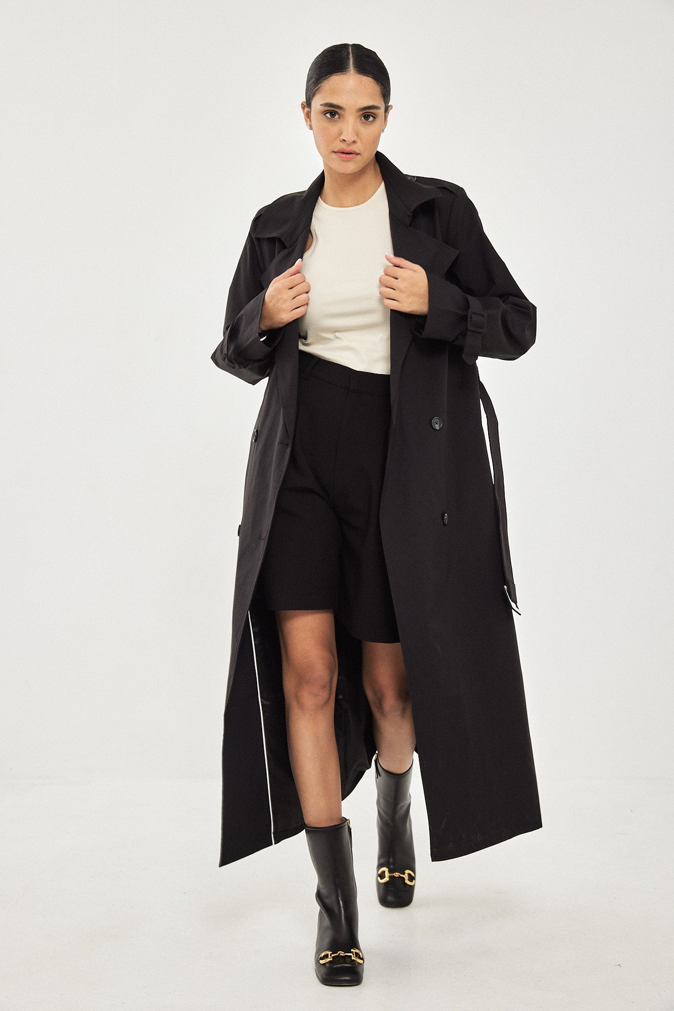 TRENCH COAT BLACK