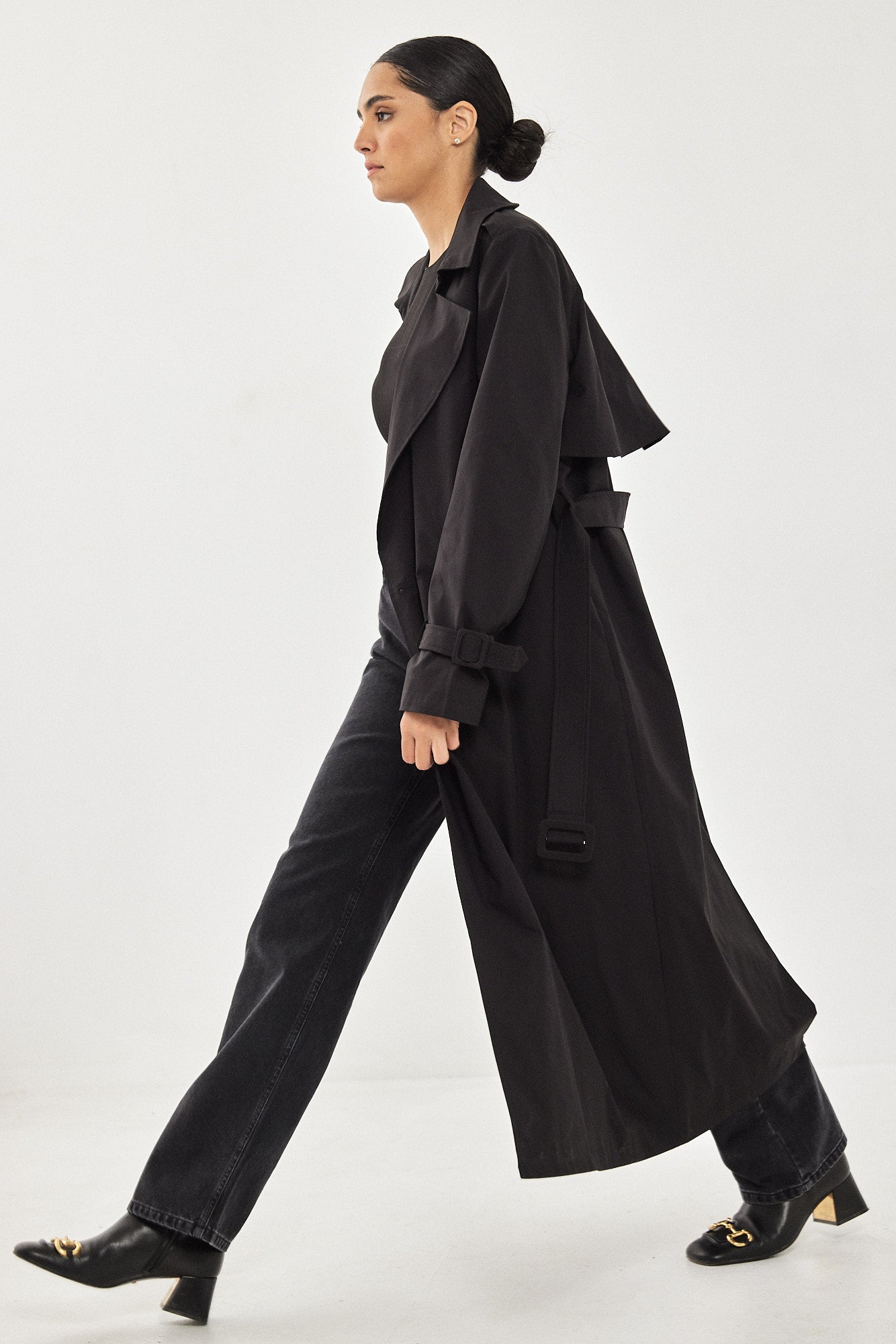 TRENCH COAT BLACK