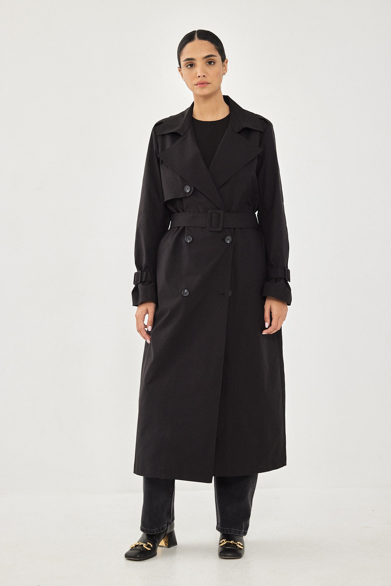 TRENCH COAT BLACK