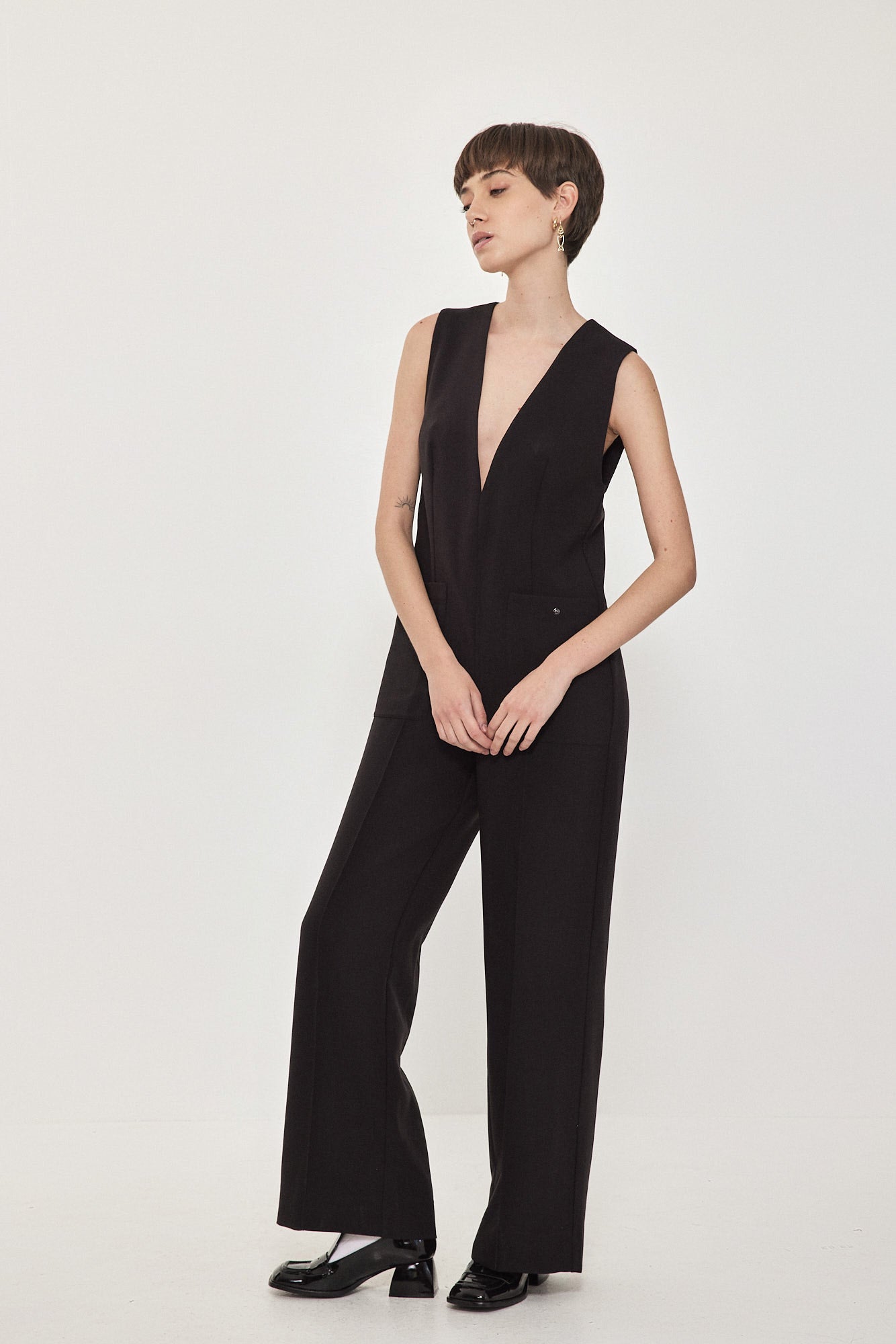 BLACK OVERALL