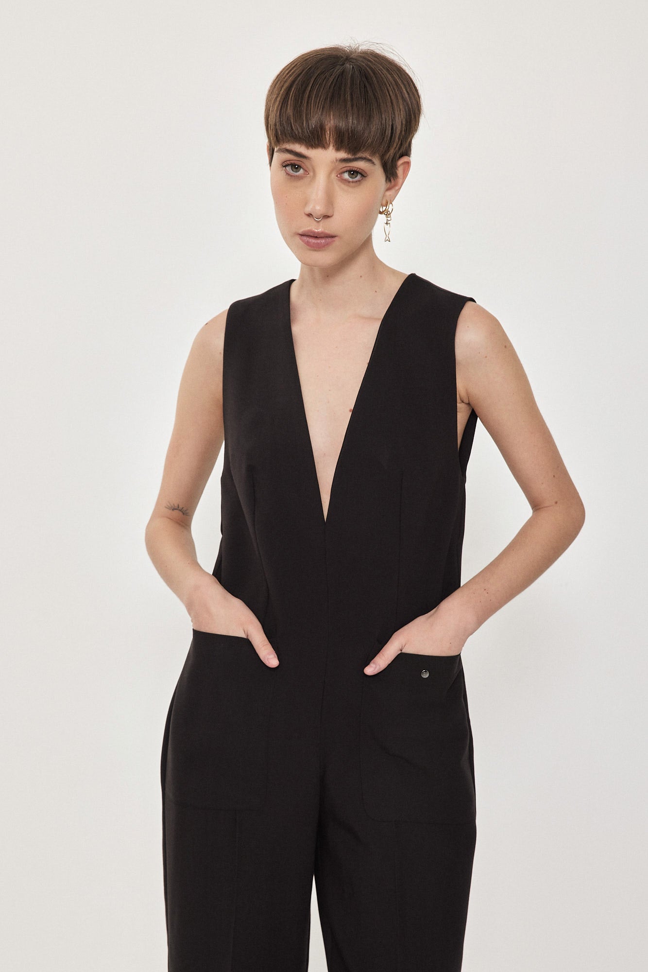 BLACK OVERALL