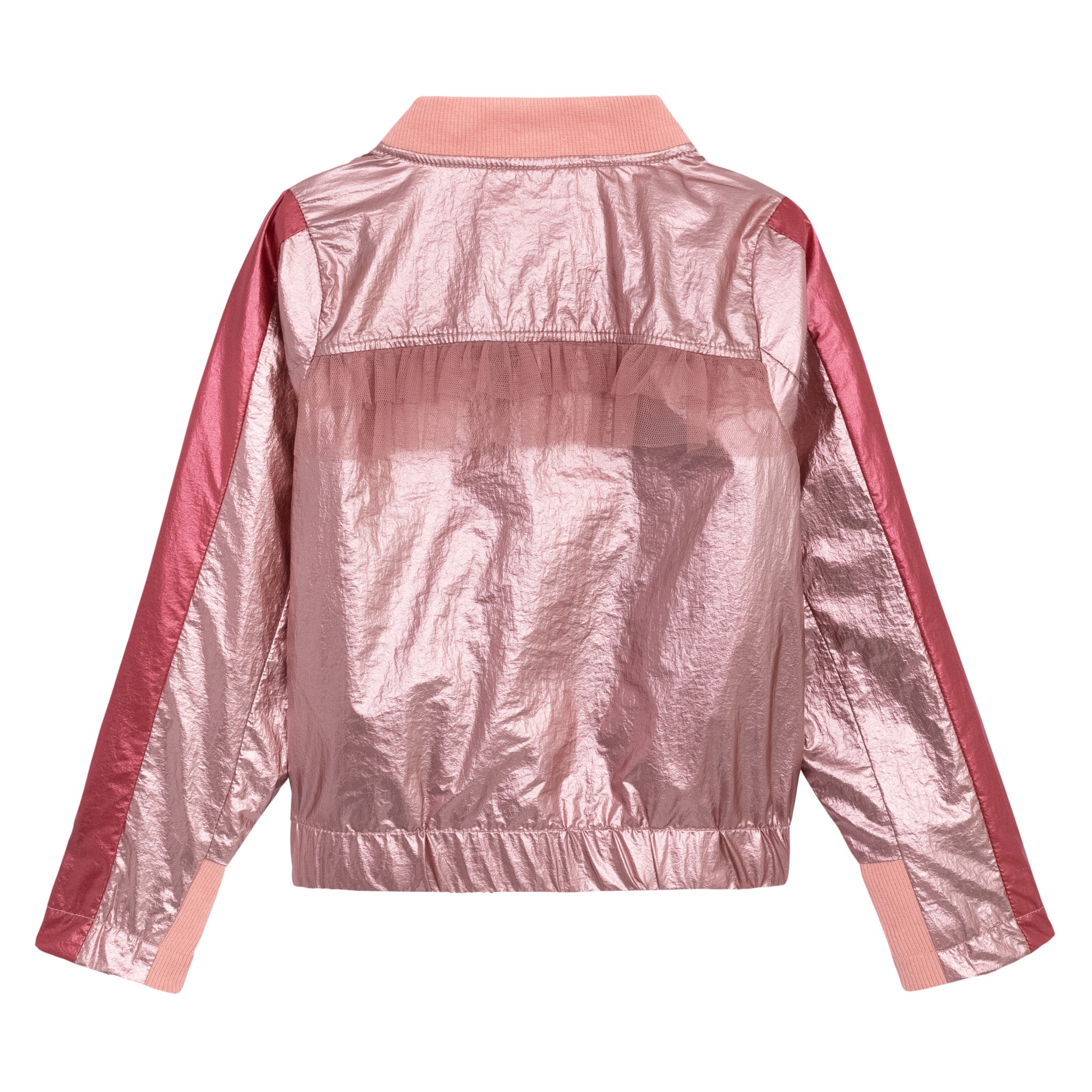 NYLON BOMBER PINK