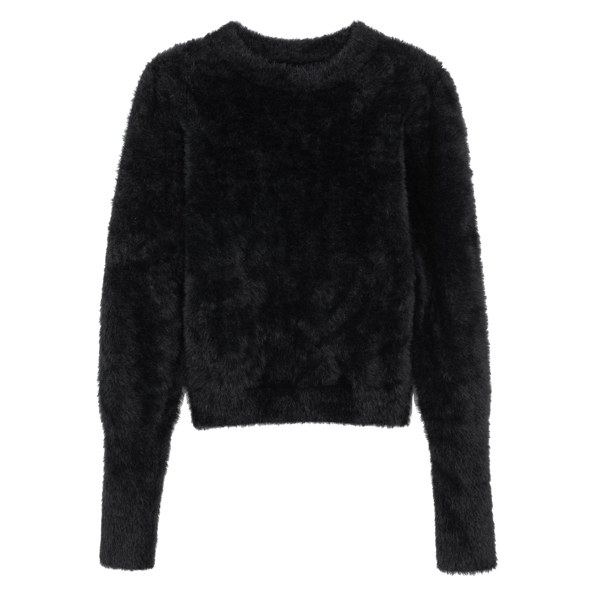 Black 2024 fur jumper