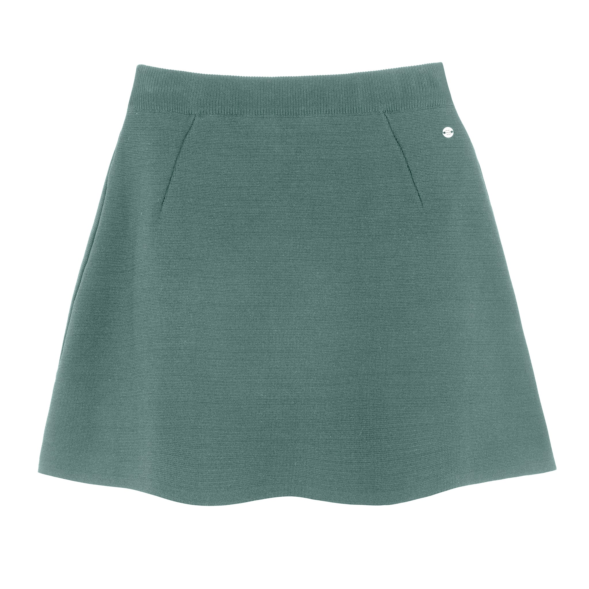 KNITTED JACARD SKIRT MINT