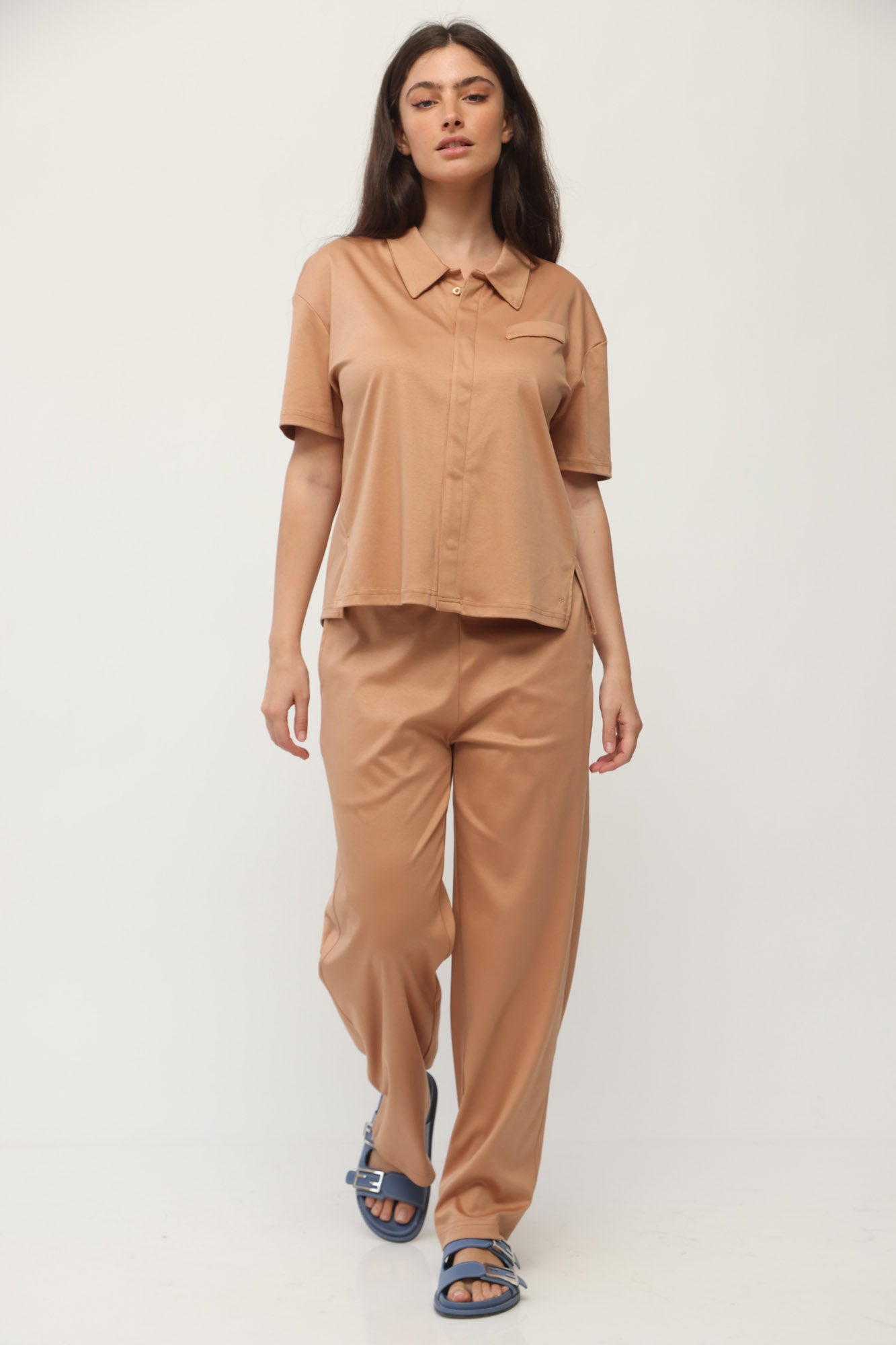 GALIA PANTS BROWN