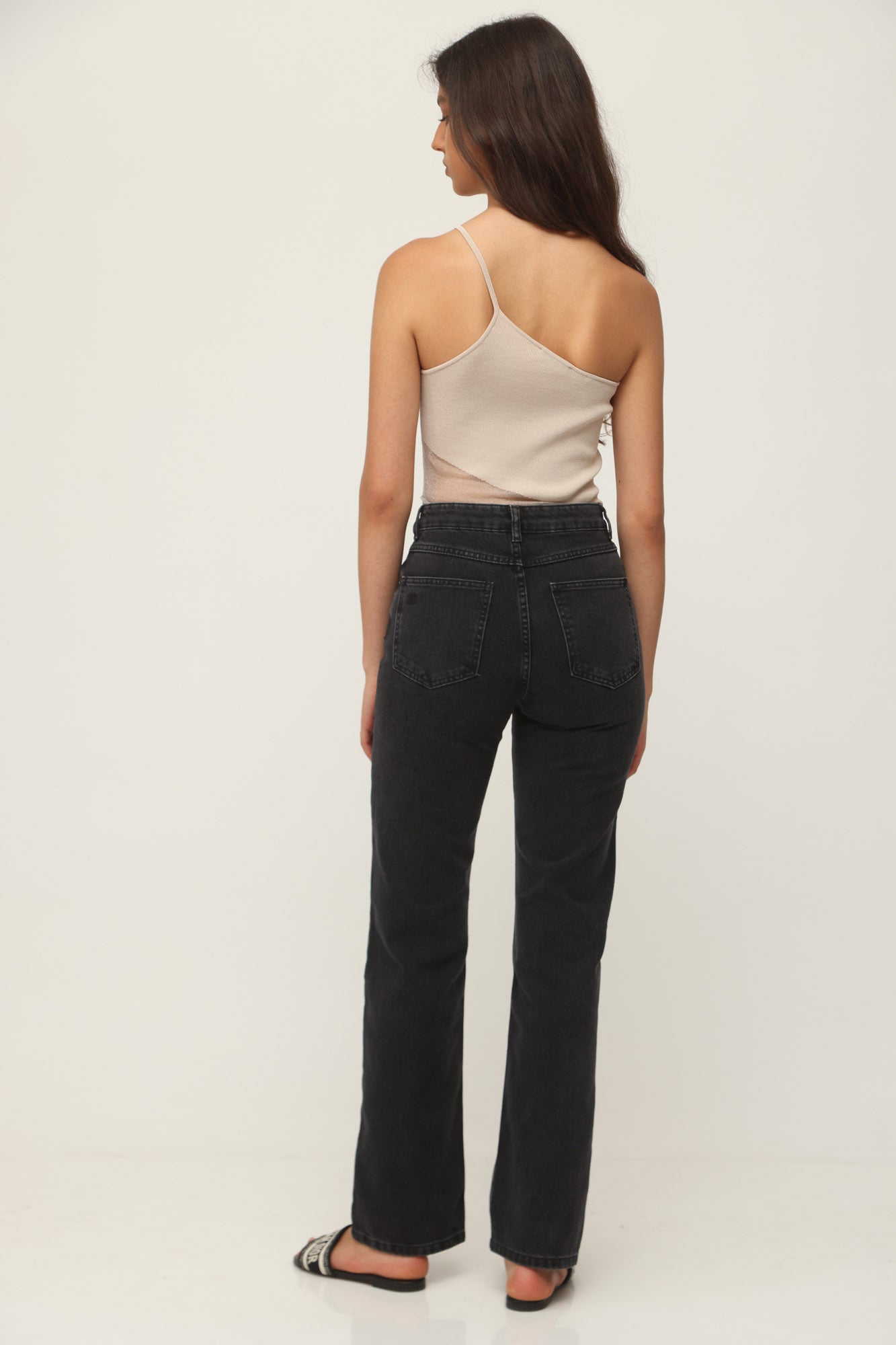 ONE STRAP BODYSUIT CHAMPAGNE