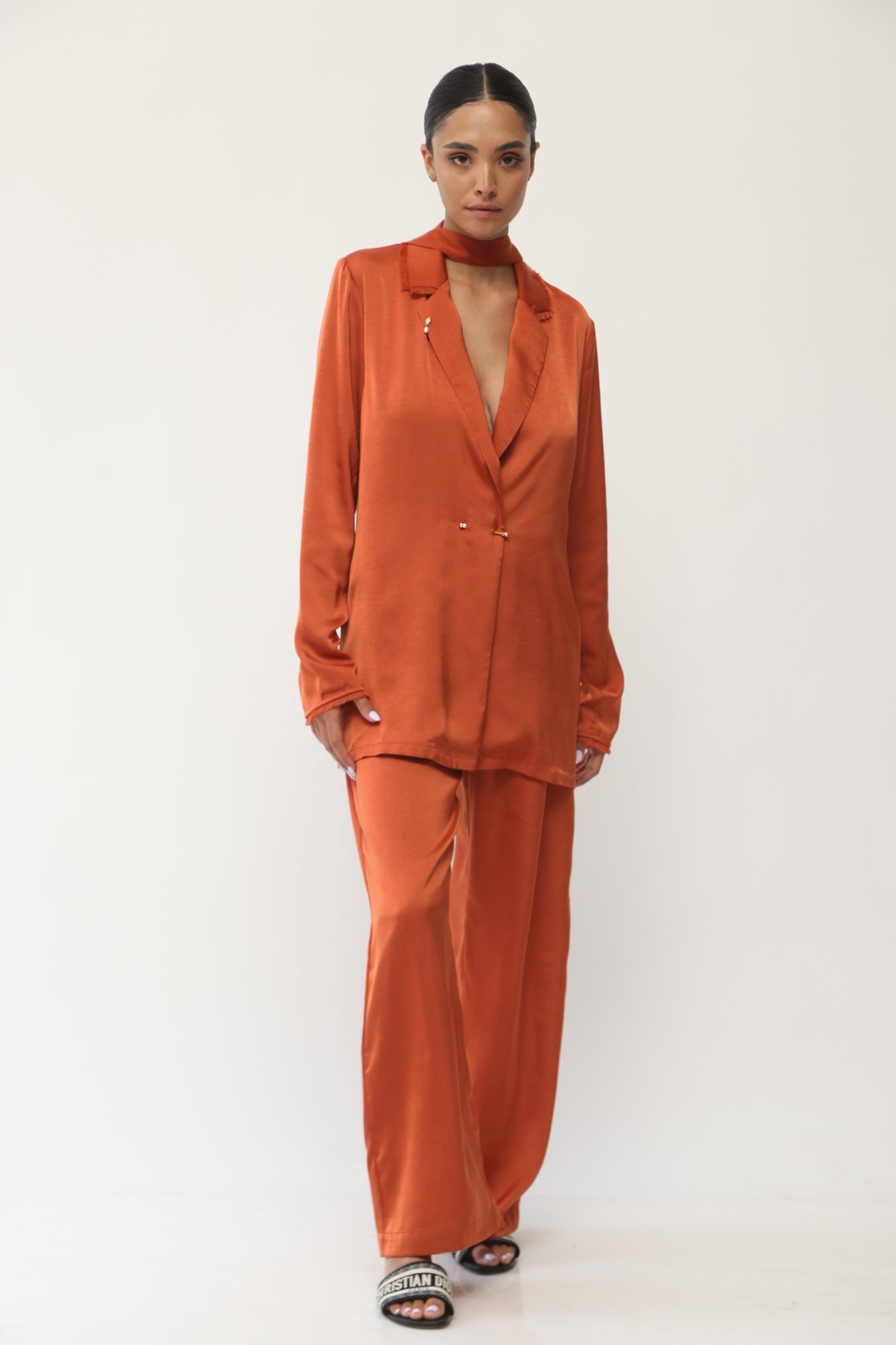 RESORT WIDE PANTS TERRACOTTA