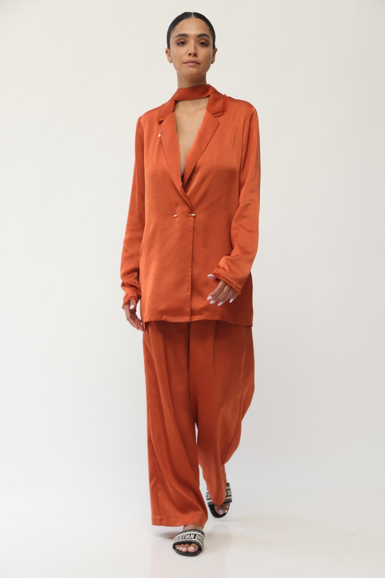 RESORT WIDE PANTS TERRACOTTA