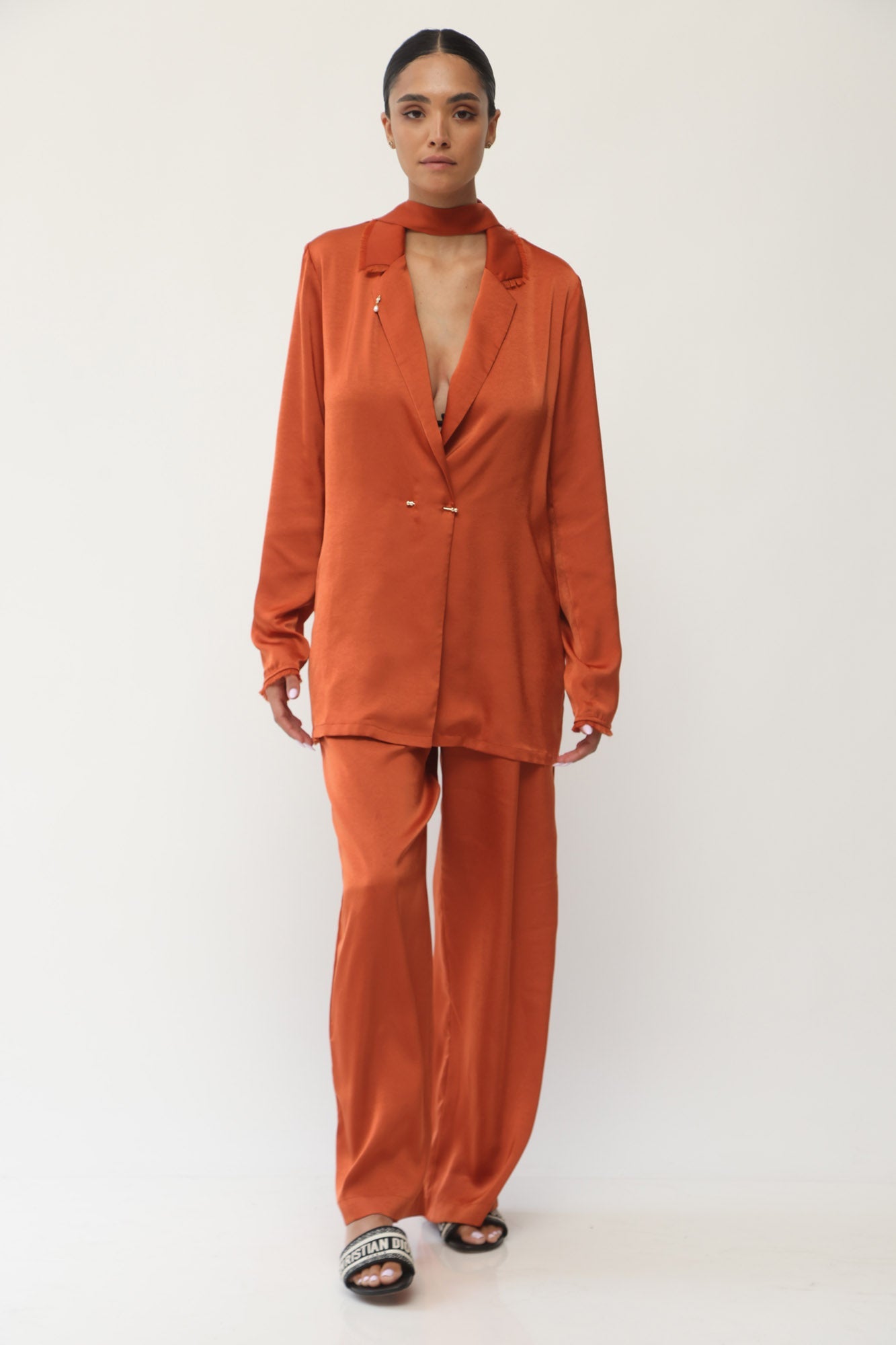 RESORT WIDE PANTS TERRACOTTA