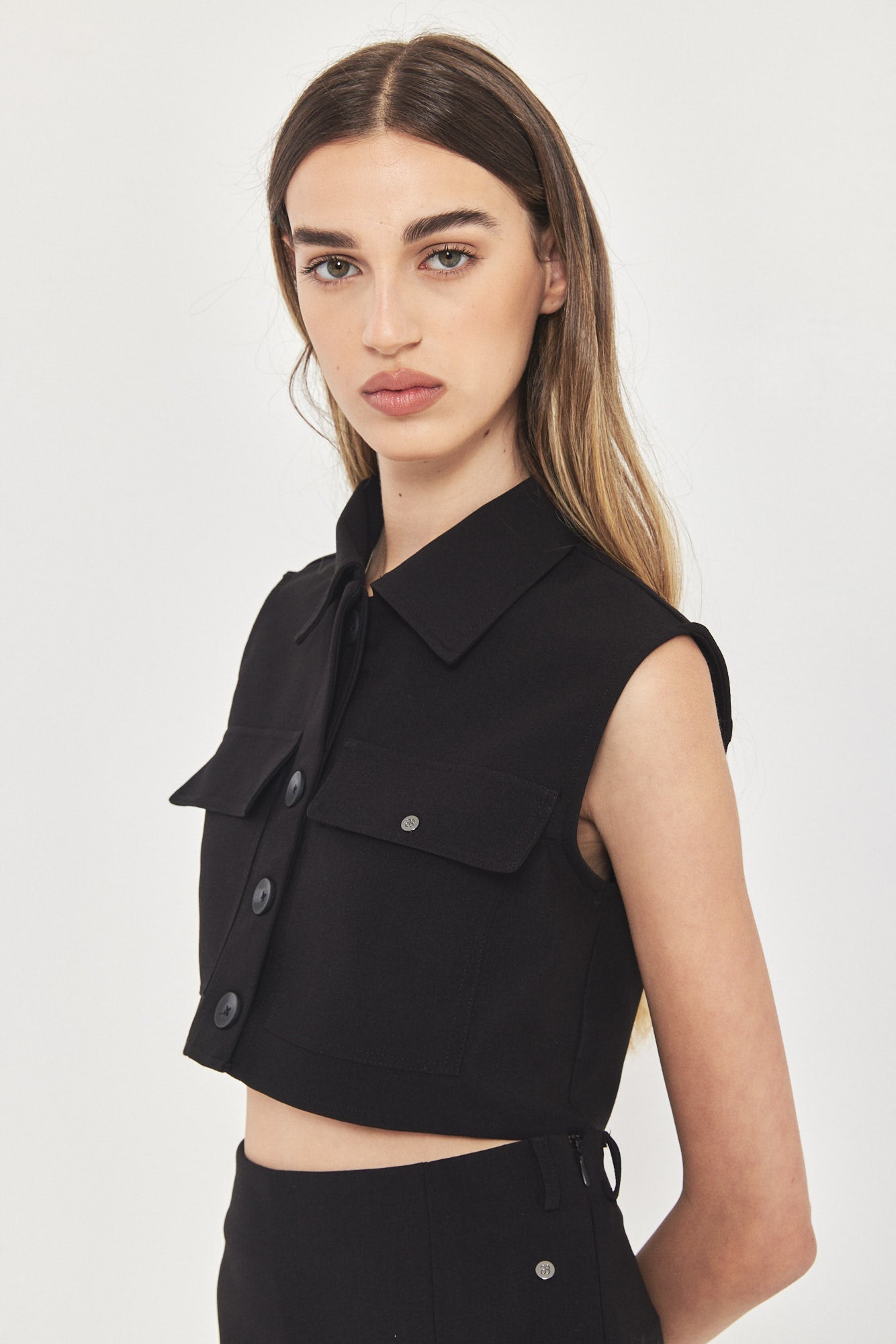 ROZ TOP BLACK