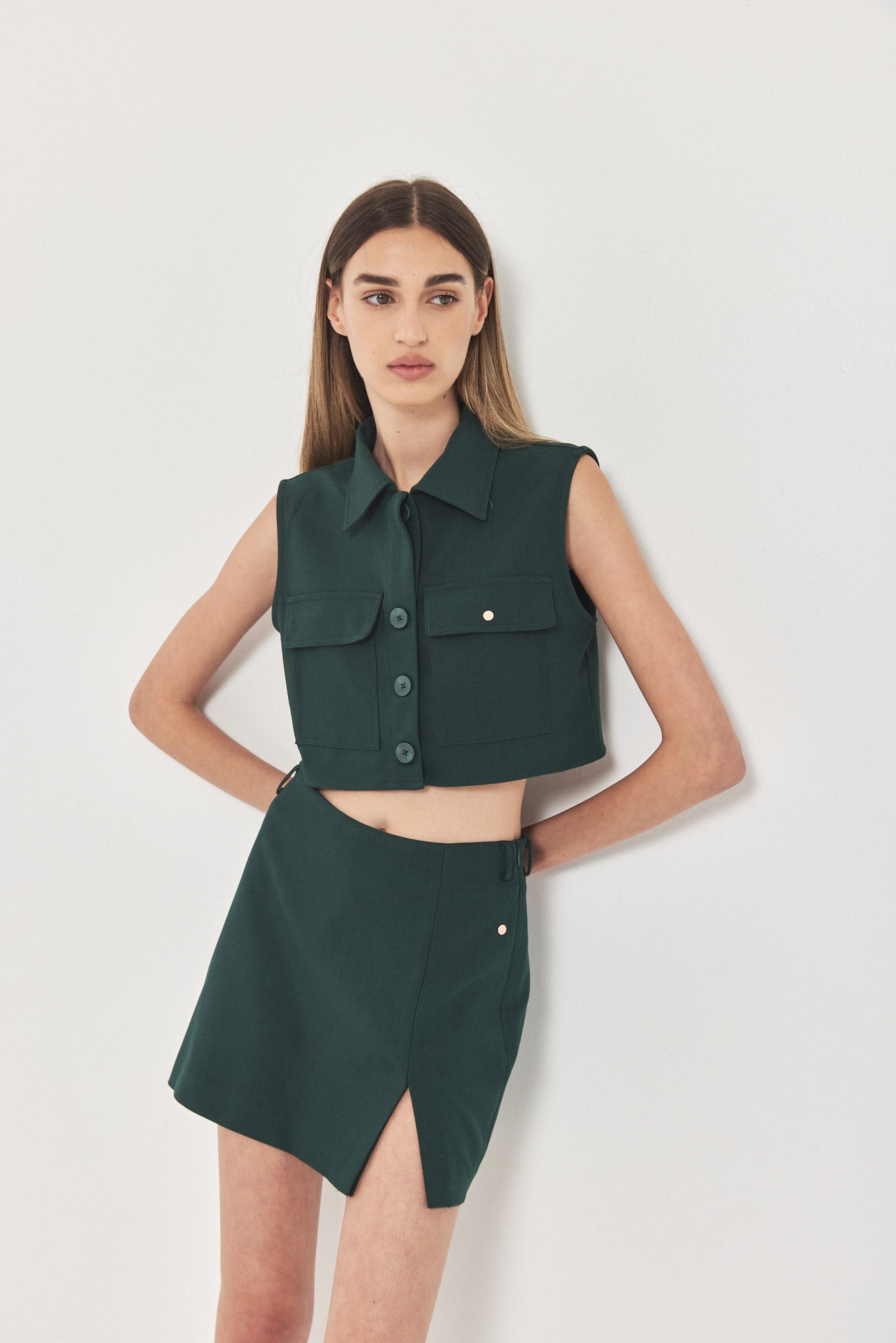 ROZ TOP GREEN