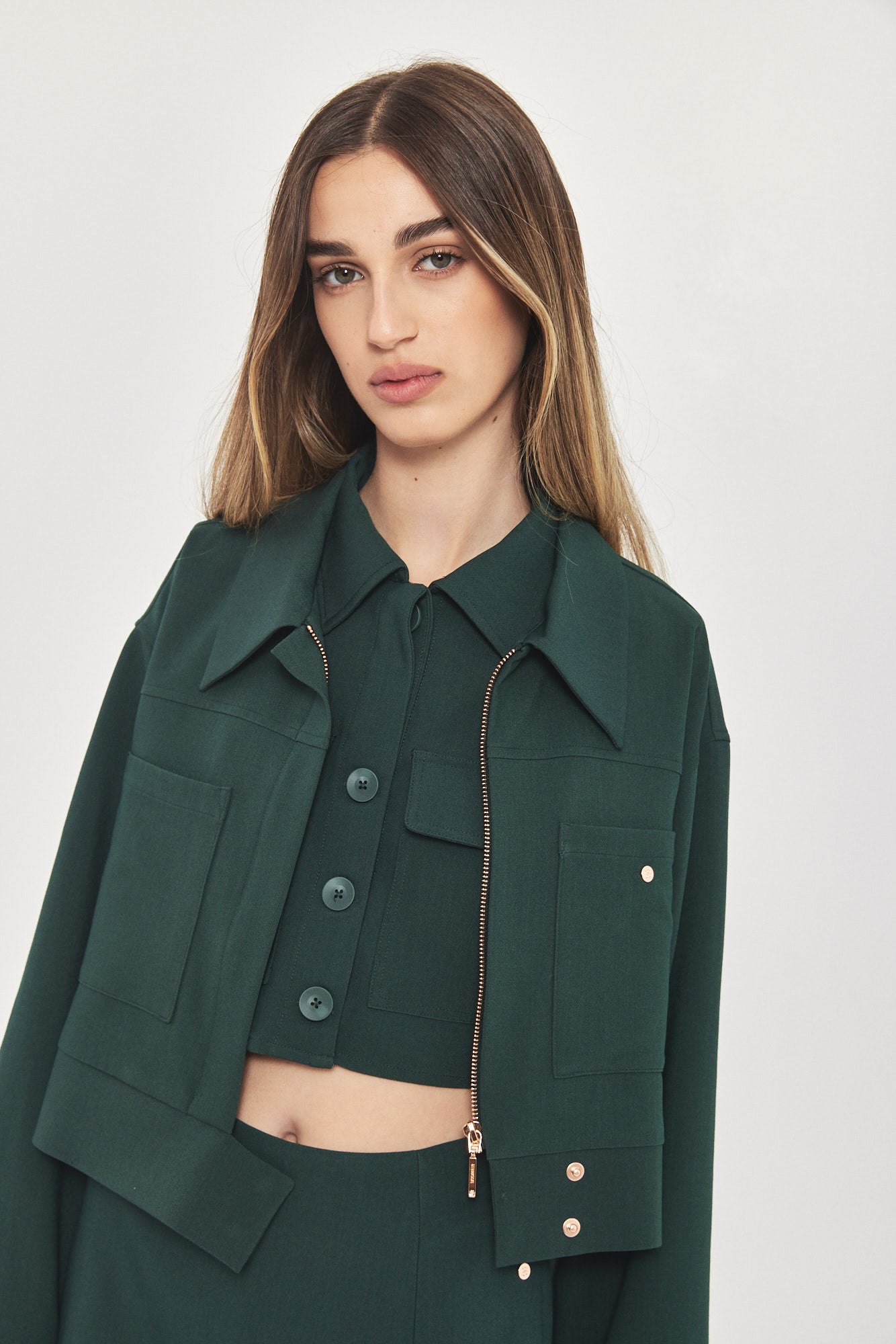 ROZ TOP GREEN