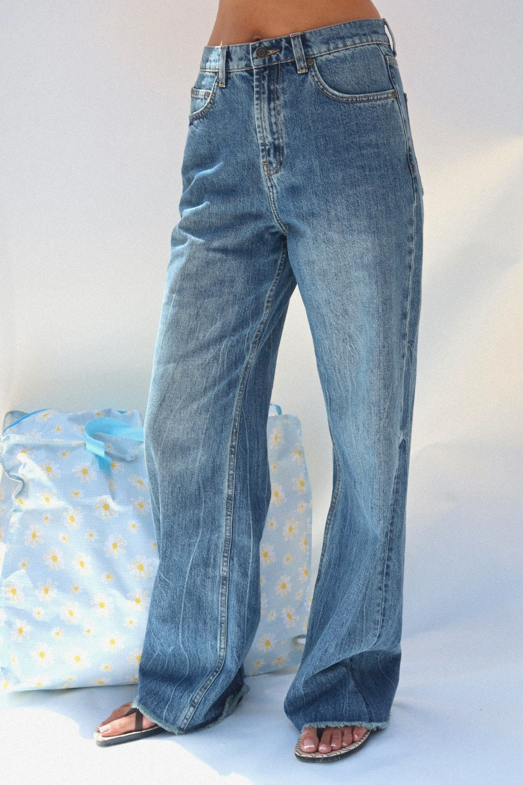 NO.60 WIDE LEG JEANS DARK BLUE